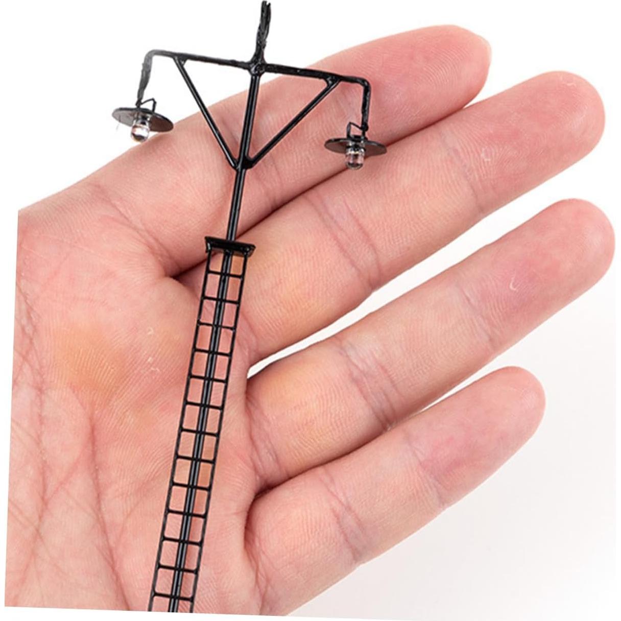 Mini Lámparas de Ferrocarril STOBOK 2 Pcs 12x4.5 cm