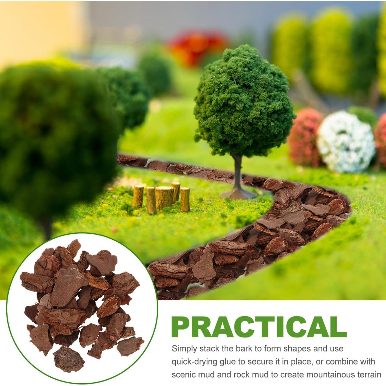 Kit de Diorama COHEALI - Material de Corteza de Árbol 20x12cm