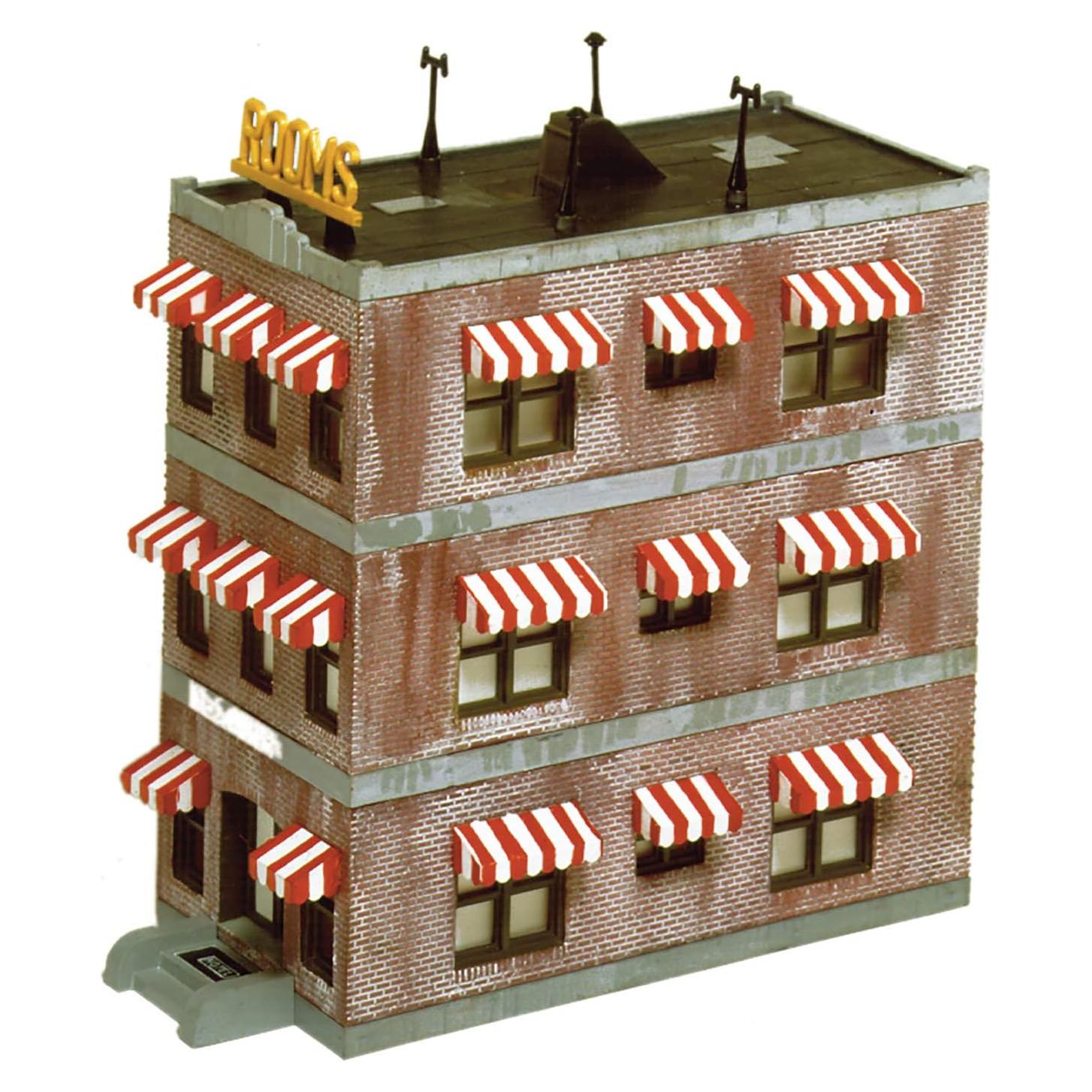 Kit Edificio a Escala HO Walthers Hotel Belvedere 20,6x4,1cm