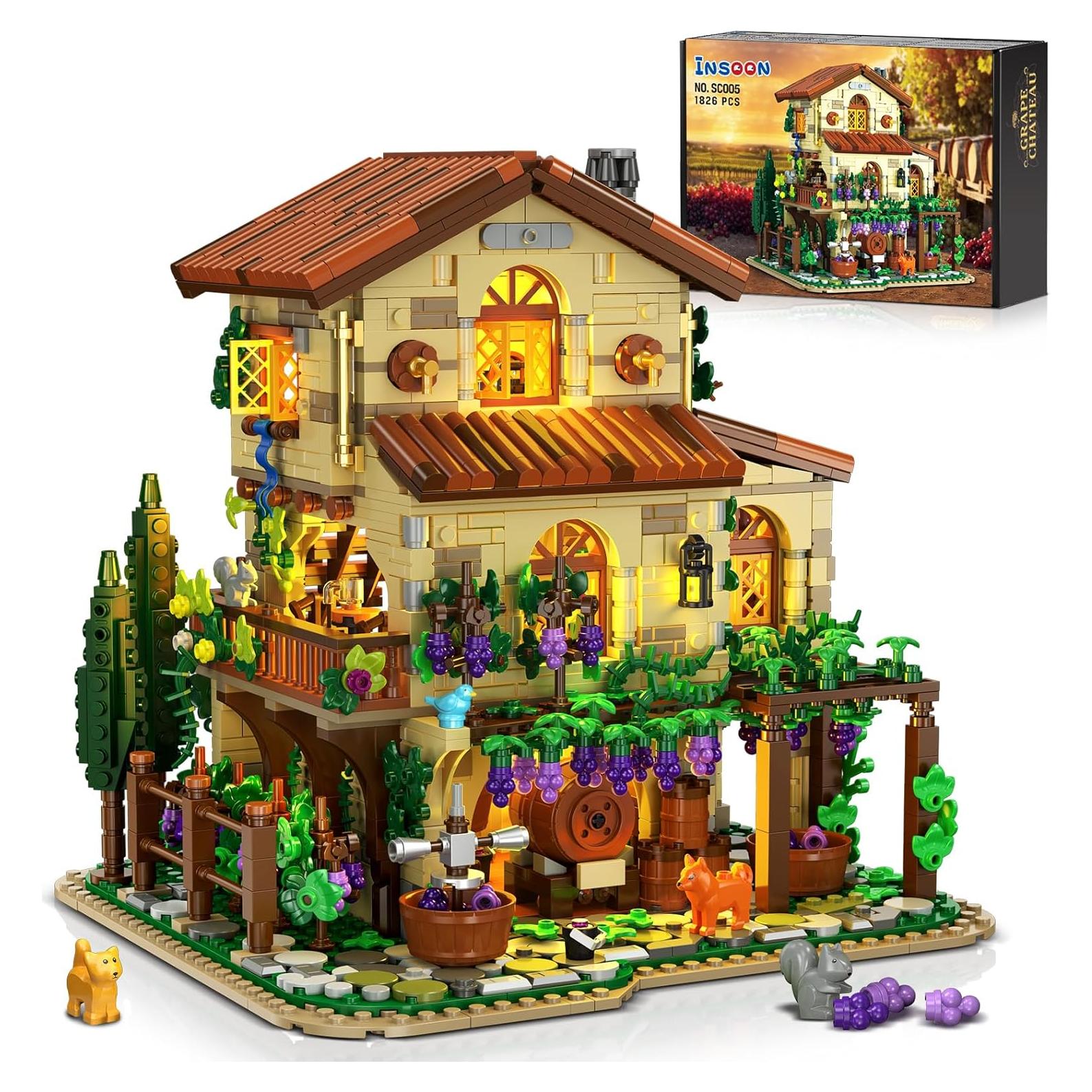 Juego de Construcción Chateau de Bodega INSOON 1826 PZS