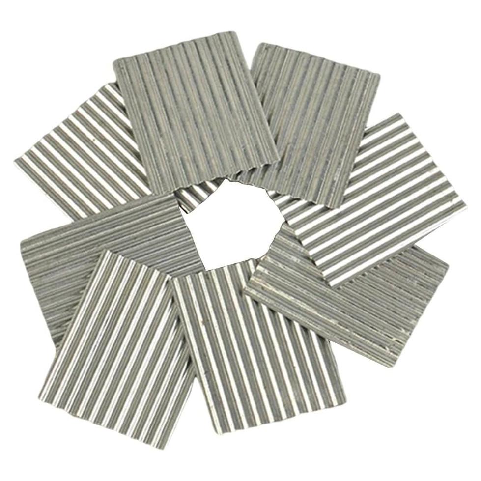 8 Piezas Tejas Corrugadas de Acero Escala 1:35 Colaxi