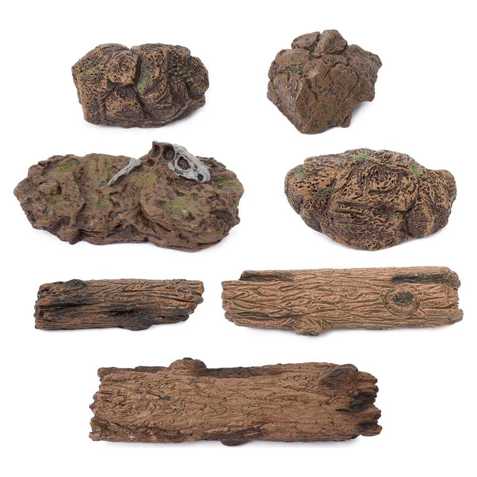 Juego de Adornos de Jardín de Hadas HUIANER 7pcs Miniaturas