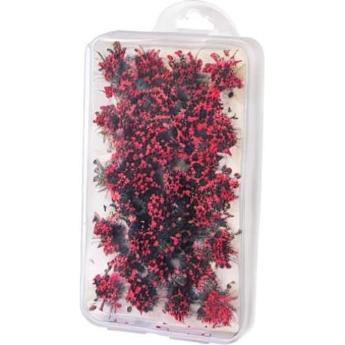 Woohome 32 Piezas Hierba Artificial Roja para Diorama