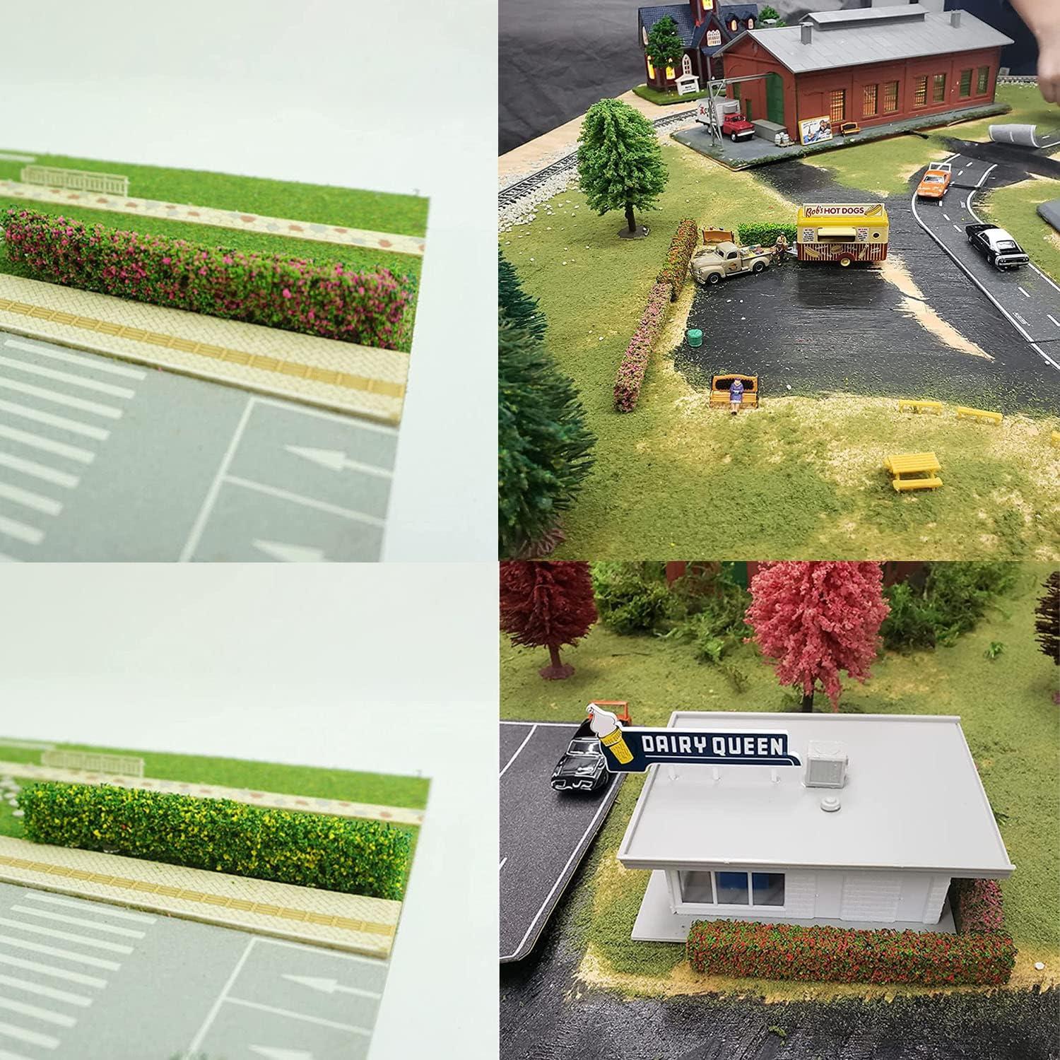 Cayway 5 Tiras Arbustos Miniatura 20 cm Decoración Paisaje