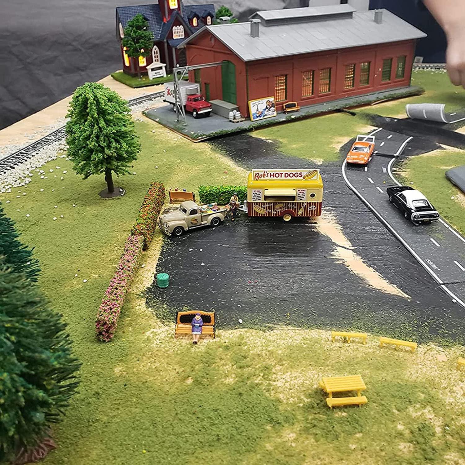 Cayway 5 Tiras Arbustos Miniatura 20 cm Decoración Paisaje