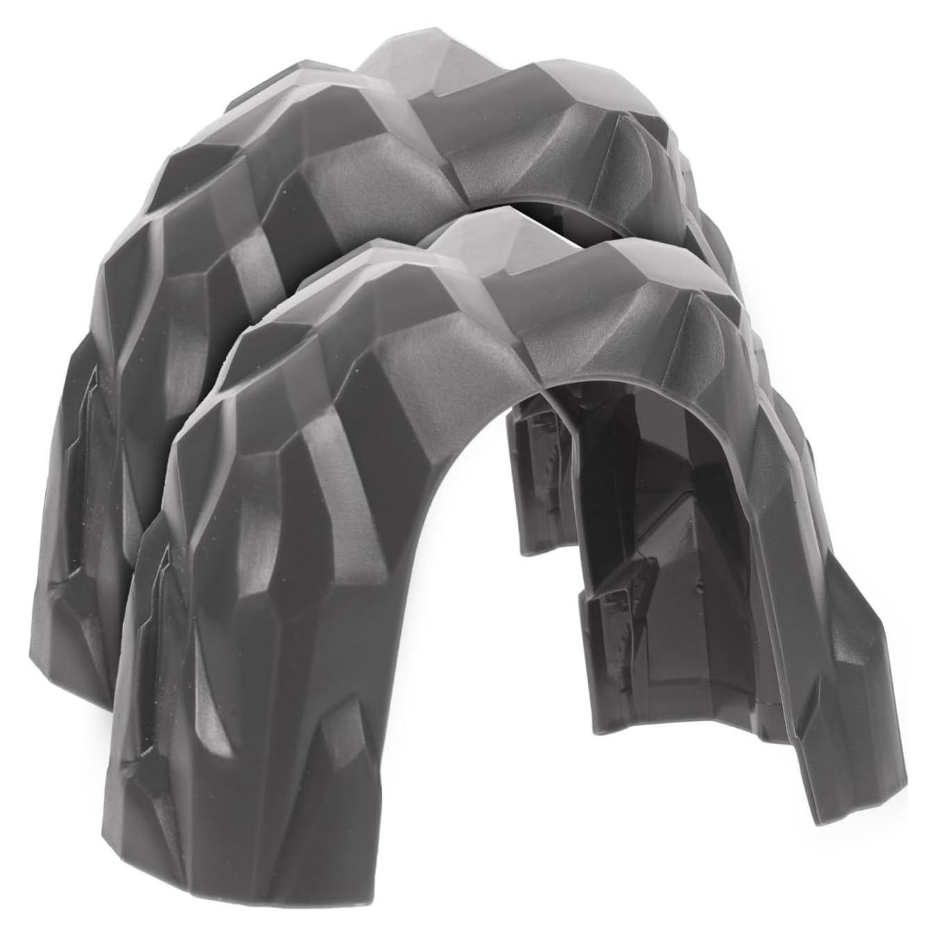 jojofuny 2Pcs Mini Simulation Railway Train Tunnel, DIY Tunnel Model, 3inch Train Tunnel Cave Toys, for Home Art Plastic Rockery Tunnel Figurine Miniature Garden Decor