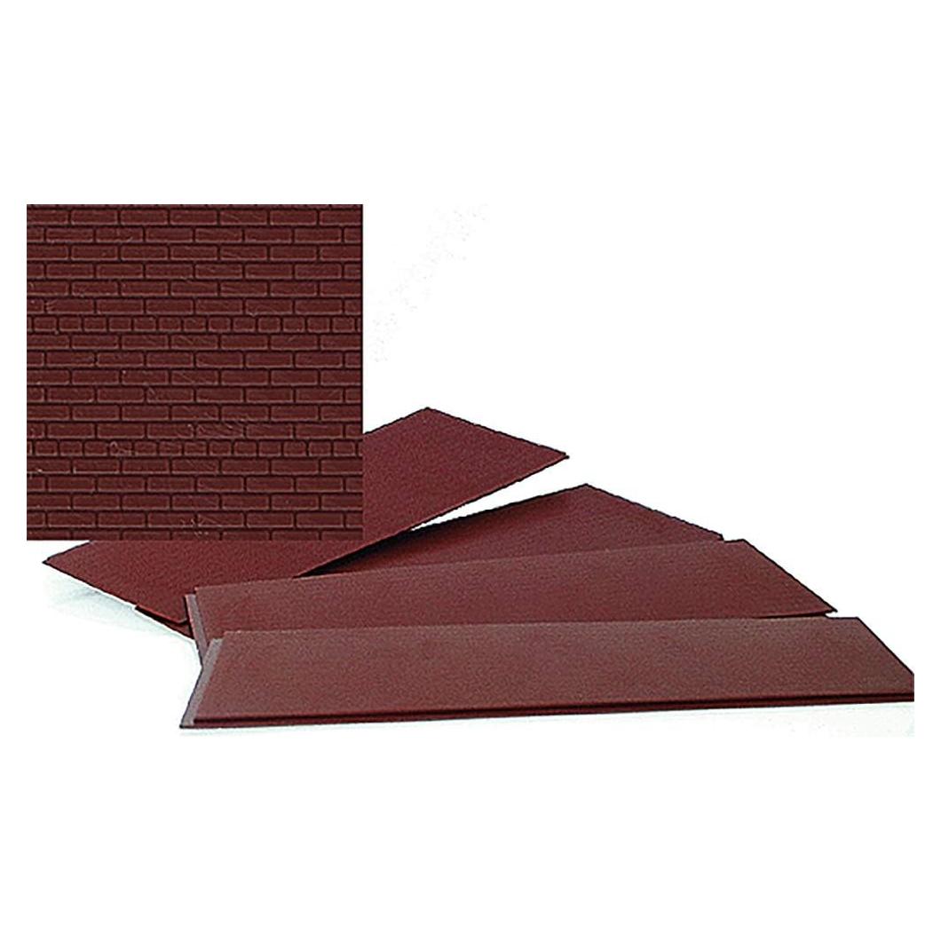 Hoja de ladrillo Walthers Cornerstone HO 10.1x24.7cm Rojo