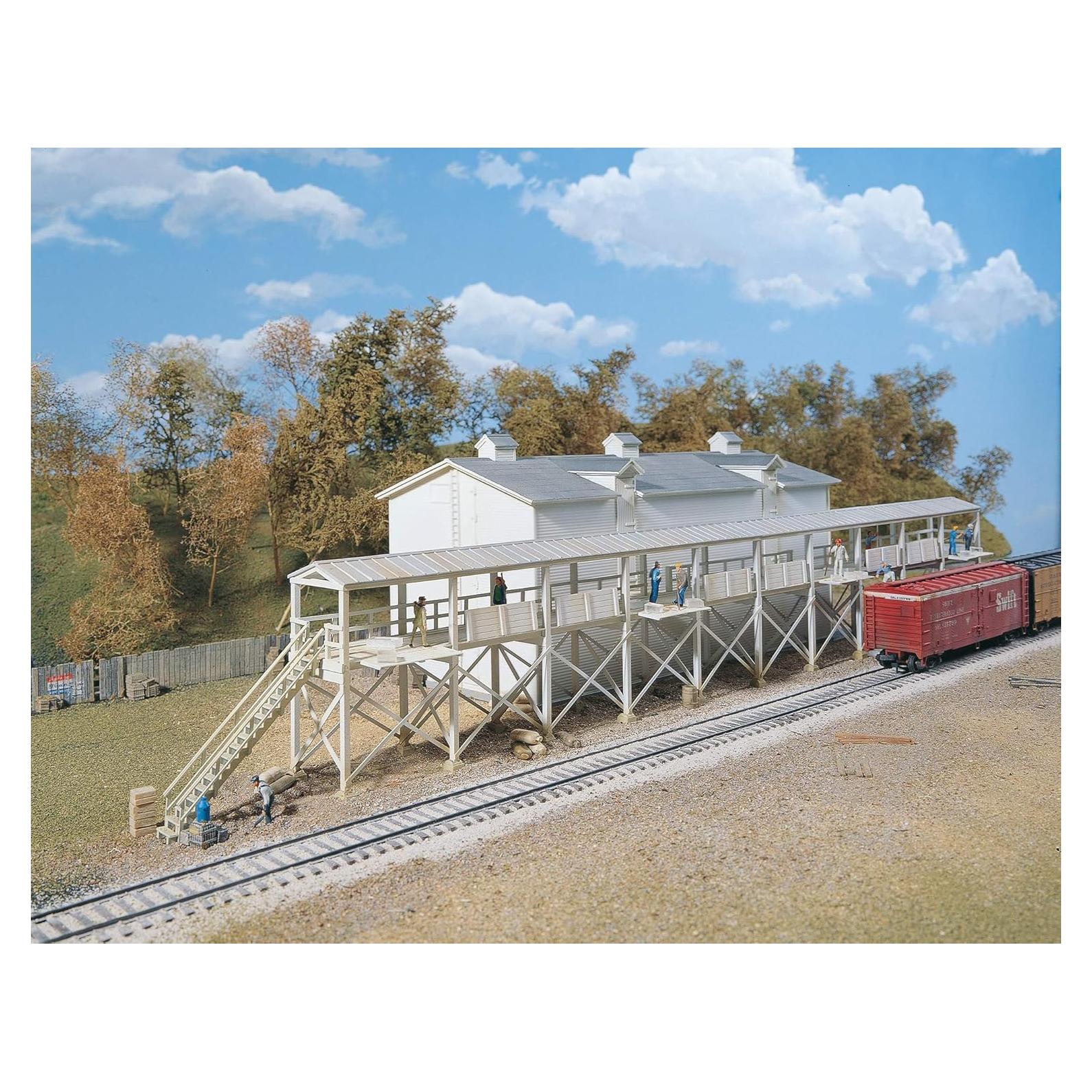 Kit Casa de Hielo y Plataforma Walthers HO Escala 22.86x6.35 cm