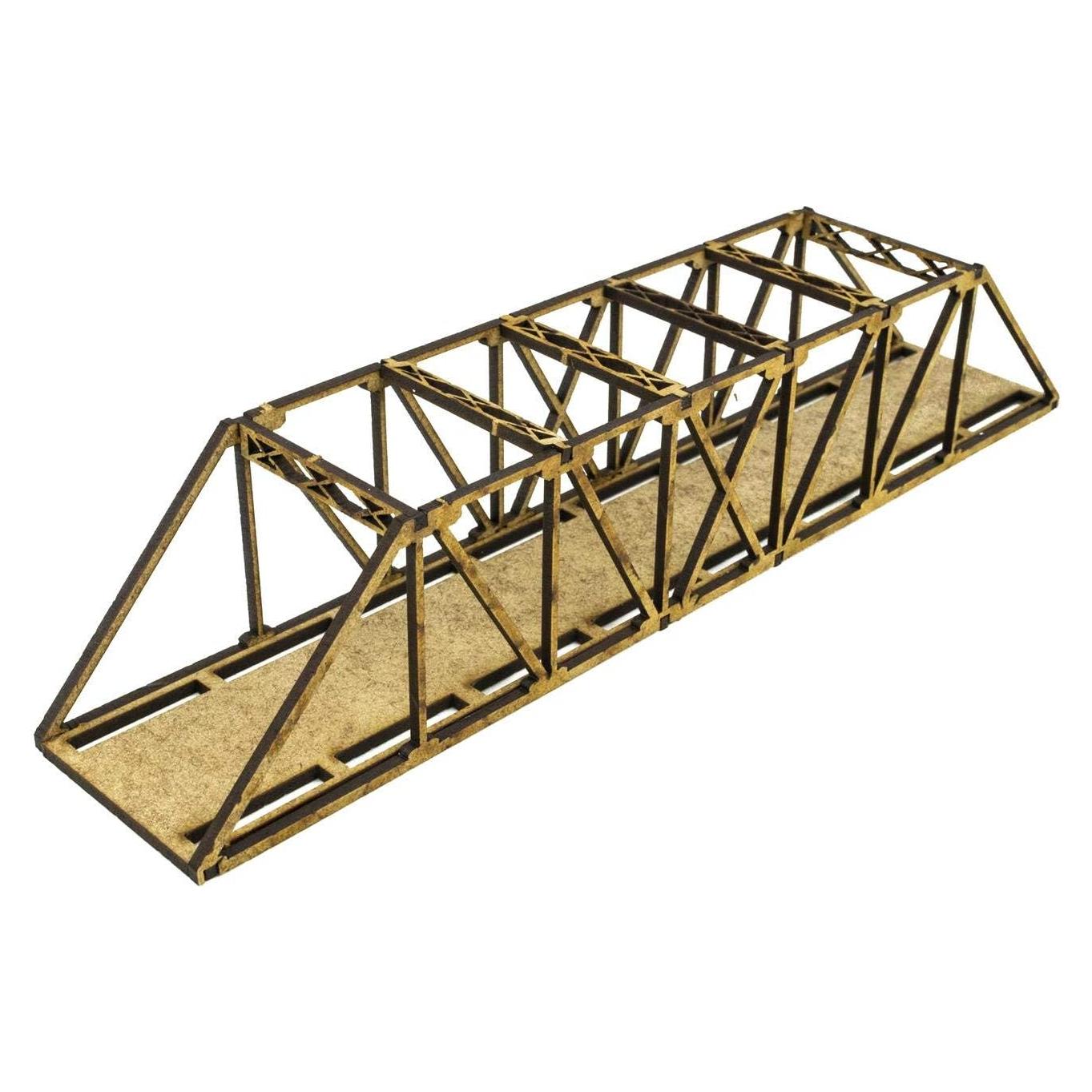 Puente de Viga MDF N-Gauge 200mm War World Scenics