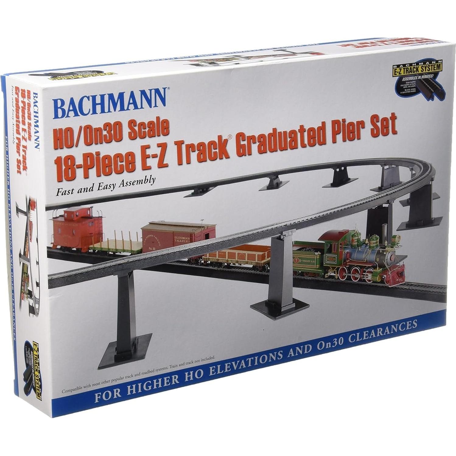 Set de Pilares Graduados Bachmann E-Z Track 18 Piezas