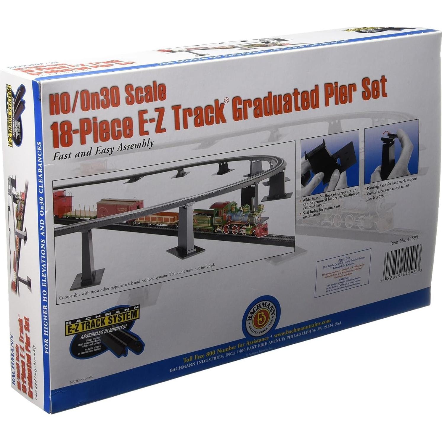 Set de Pilares Graduados Bachmann E-Z Track 18 Piezas