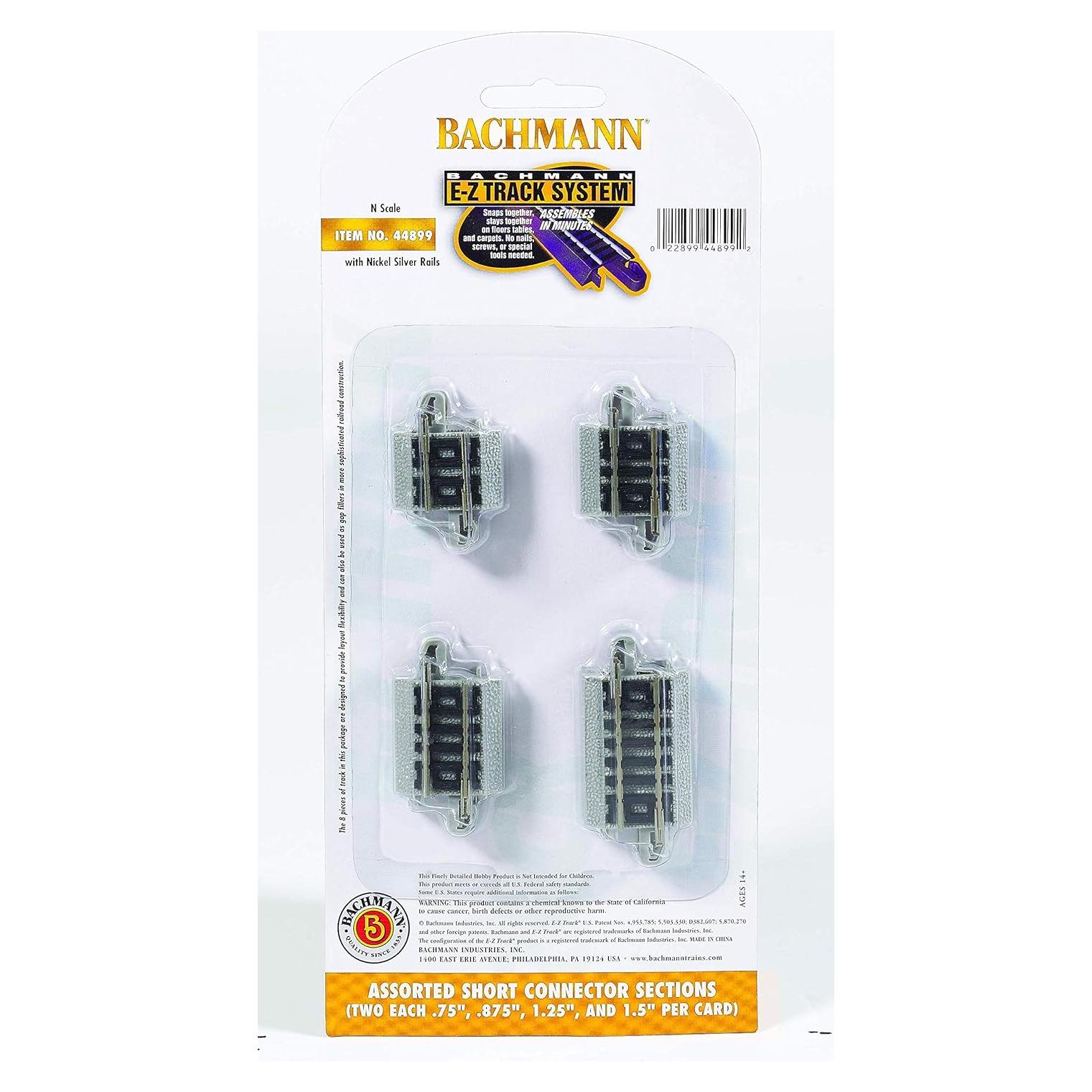 Secciones de Conector Corto E-Z Track Bachmann - Escala N