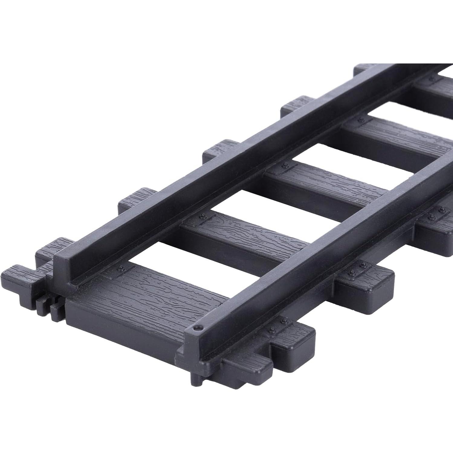 Pista Recta Plástico Negro 12 Piezas Lionel Battery O Gauge