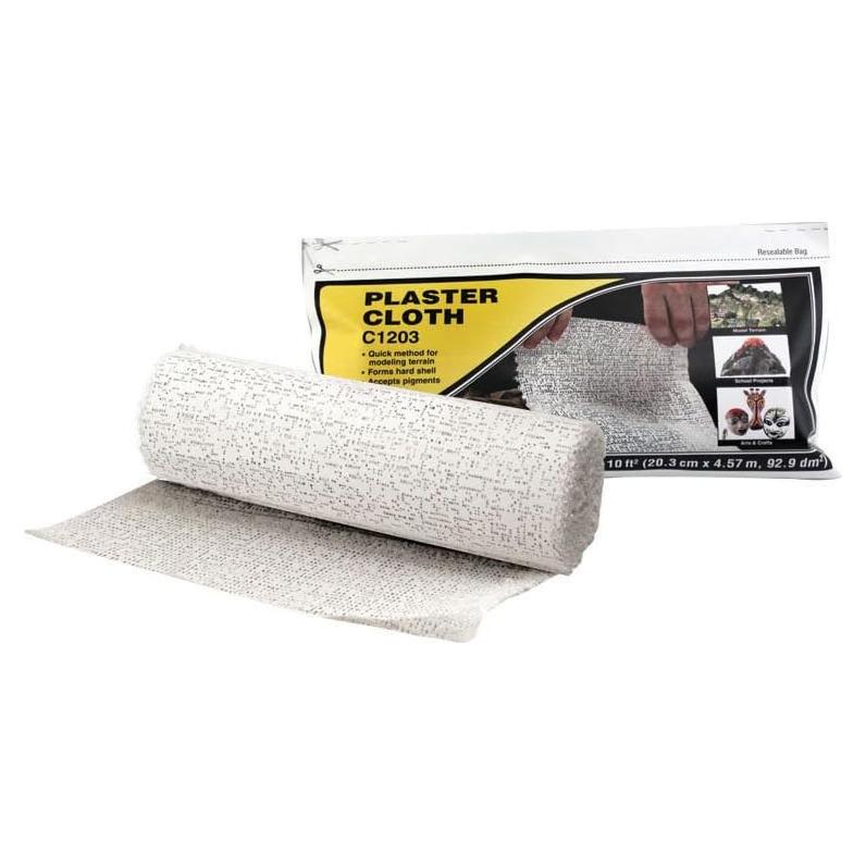 Tela de Yeso Woodland Scenics 20cm x 4.57m No Tóxica