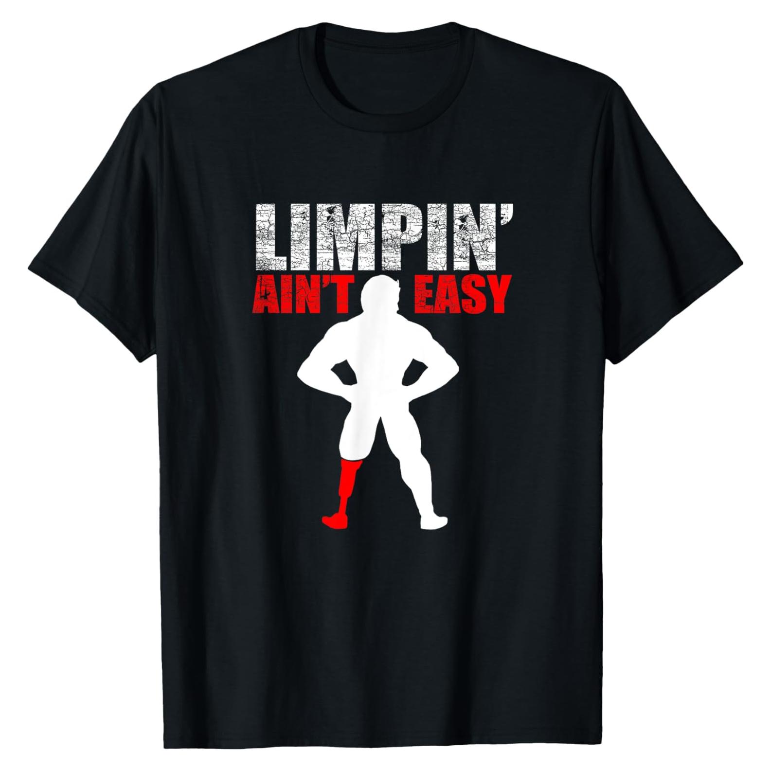 Camiseta de Soporte para Pierna Prostética Hombre - Regalo Amputados