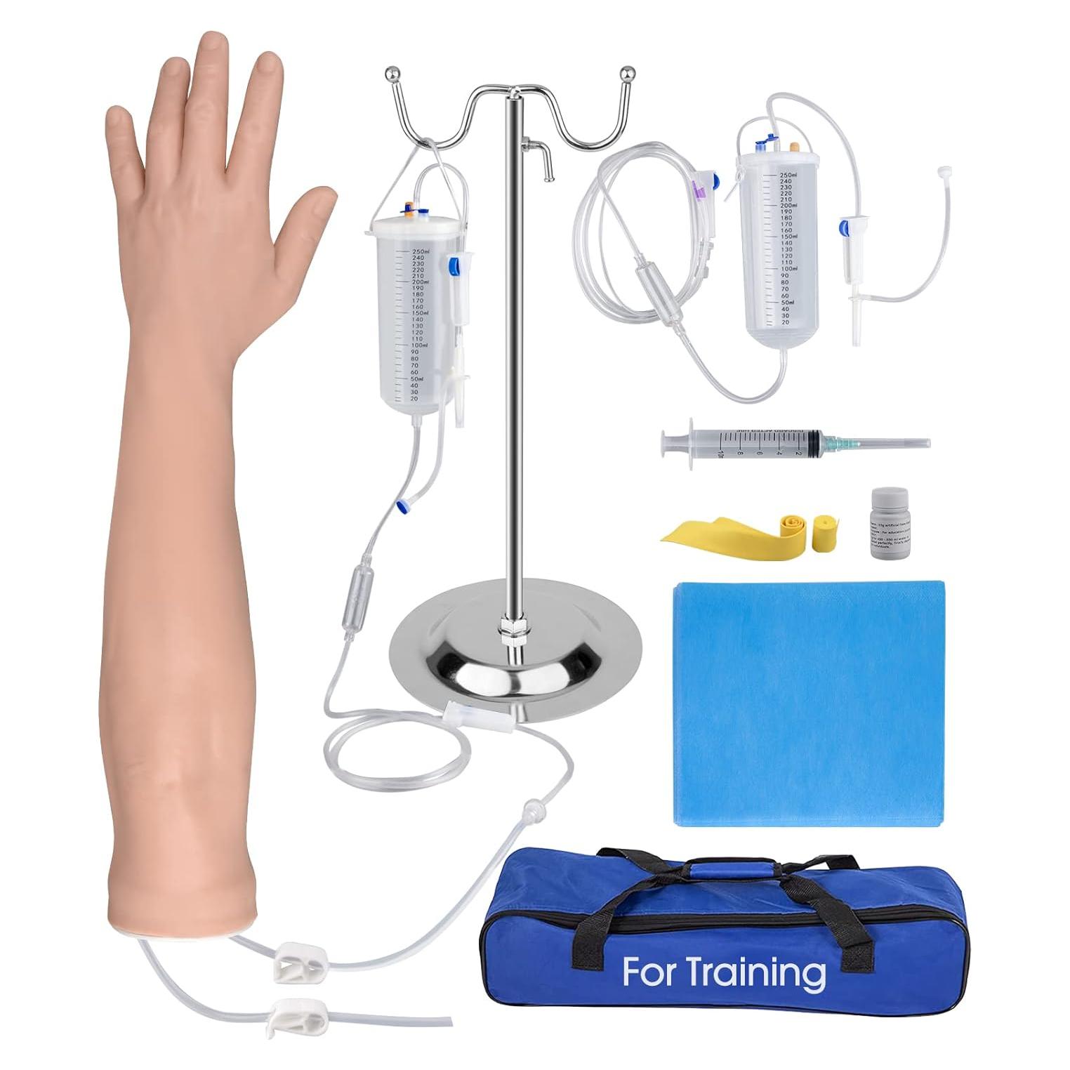 SimCoach Kit de Práctica de Flebotomía IV con Brazo Realista