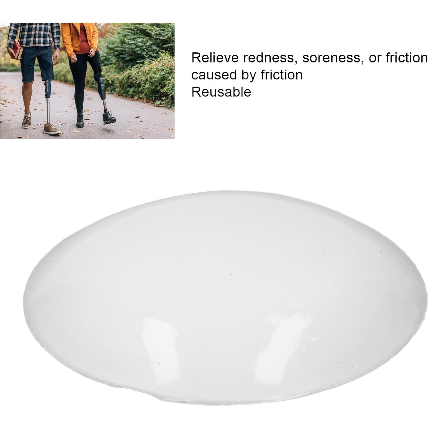 Almohadilla Protésica de Silicona SASKATE para Pierna Amputada