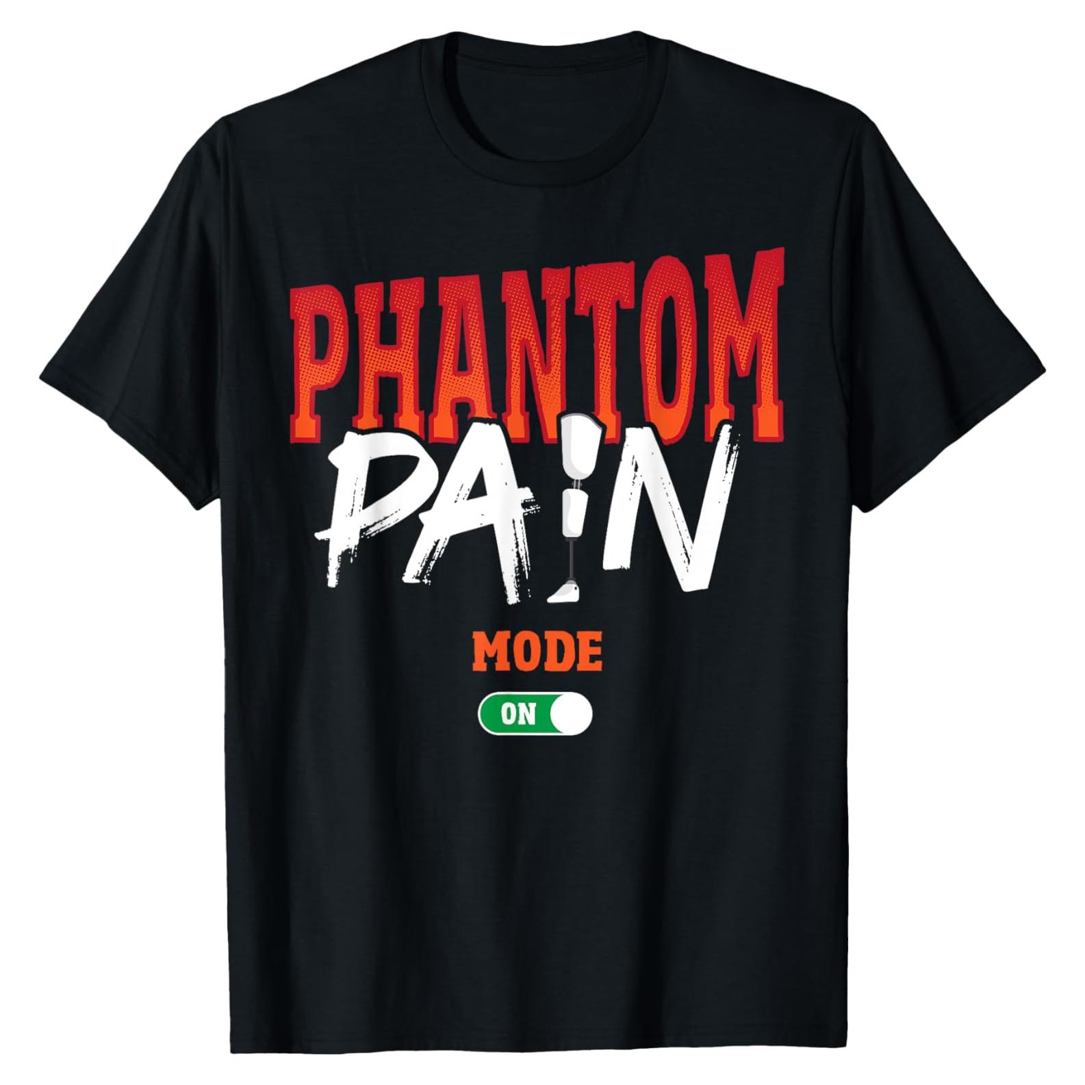 Camiseta Humorística para Amputados de Pierna - Negro - Pequeño