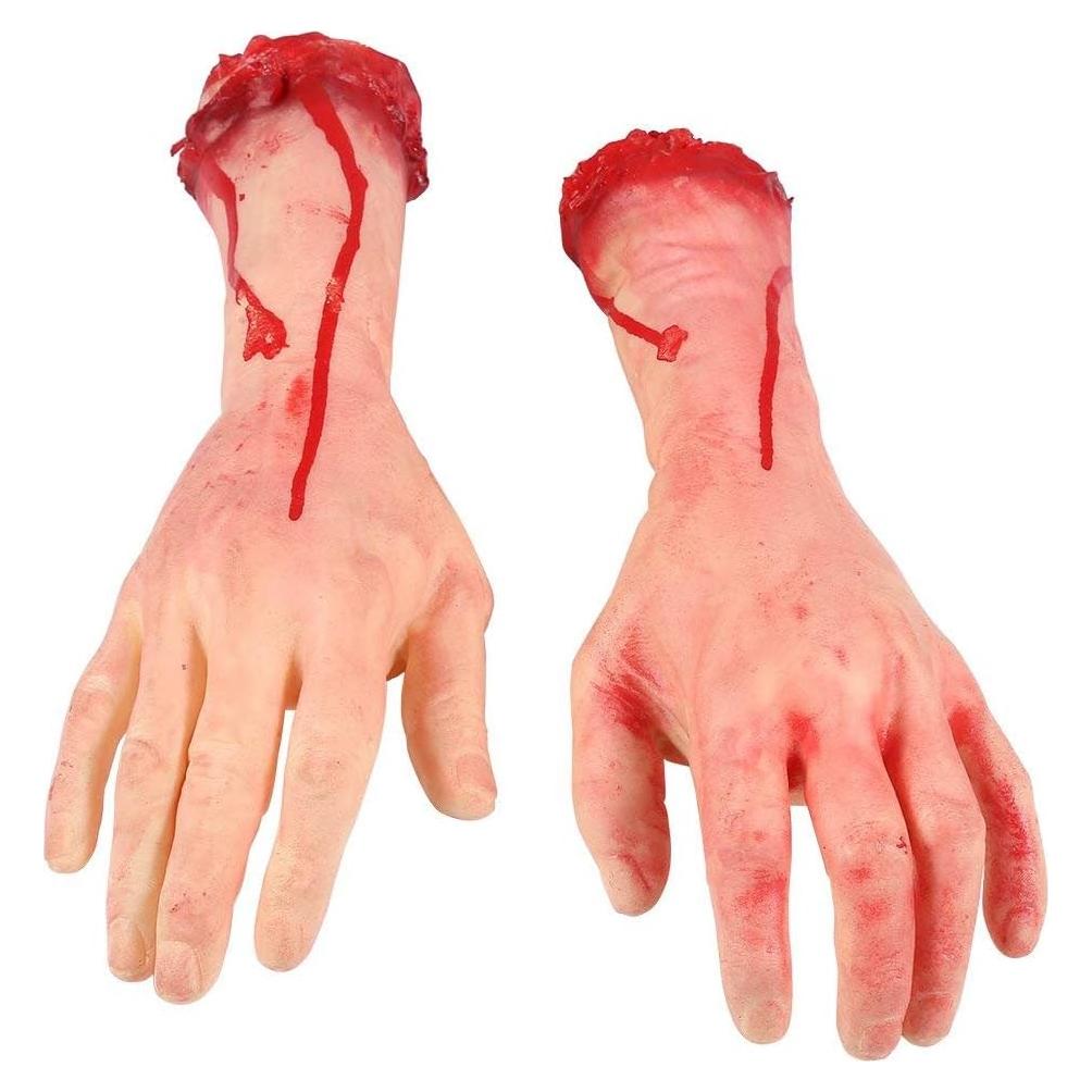 Mano Rota Falsa Sangrienta Jashem 32 cm Decoración Halloween