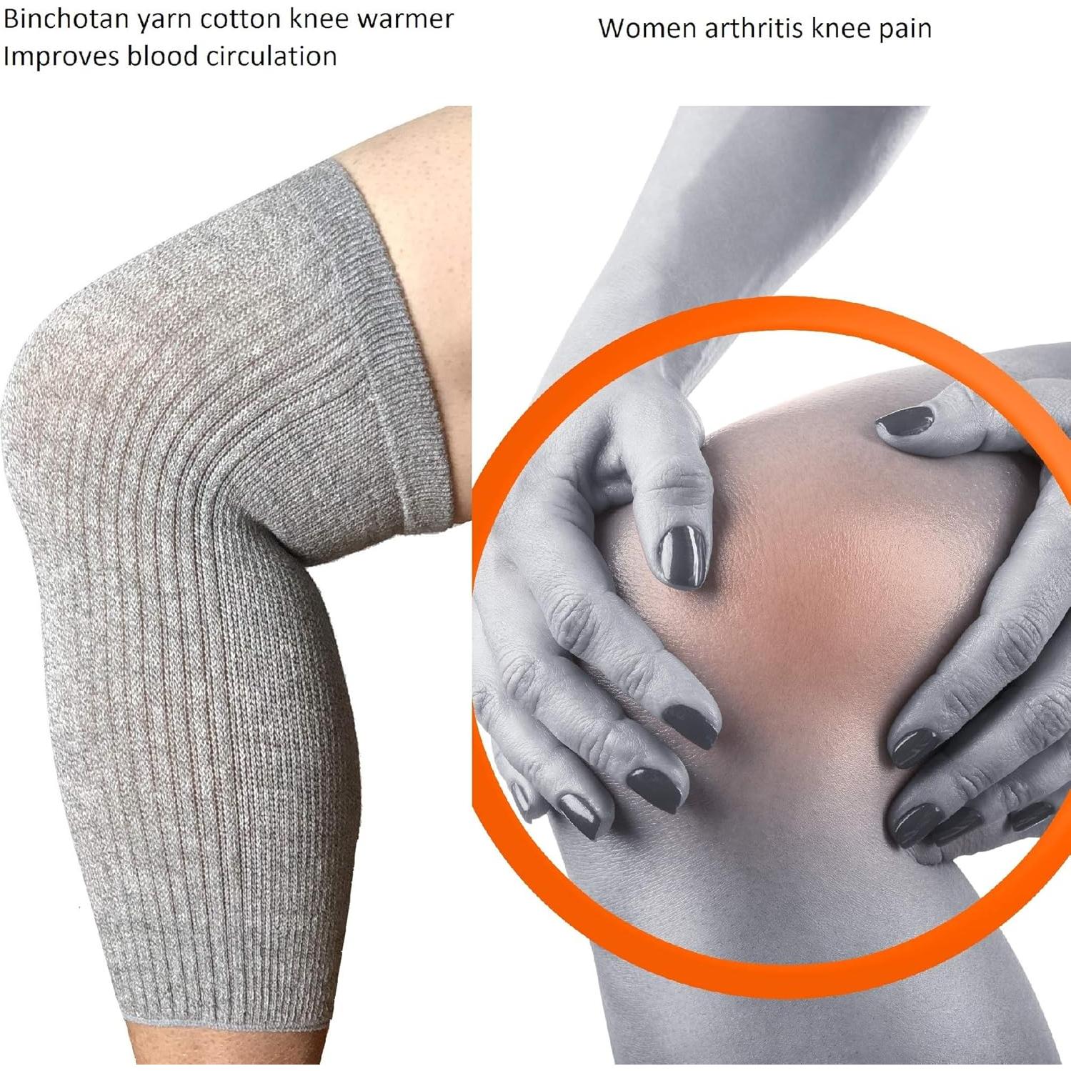 Mangas para Rodillas Algodón Elástico Senior Care - Alivio Dolor