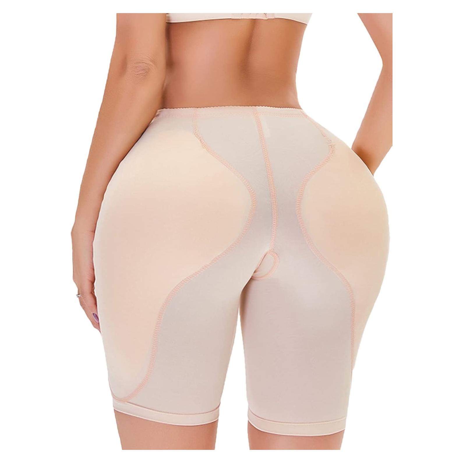 POP CLOSETS Shapewear Mujeres Almohadillas Levantadoras Beige