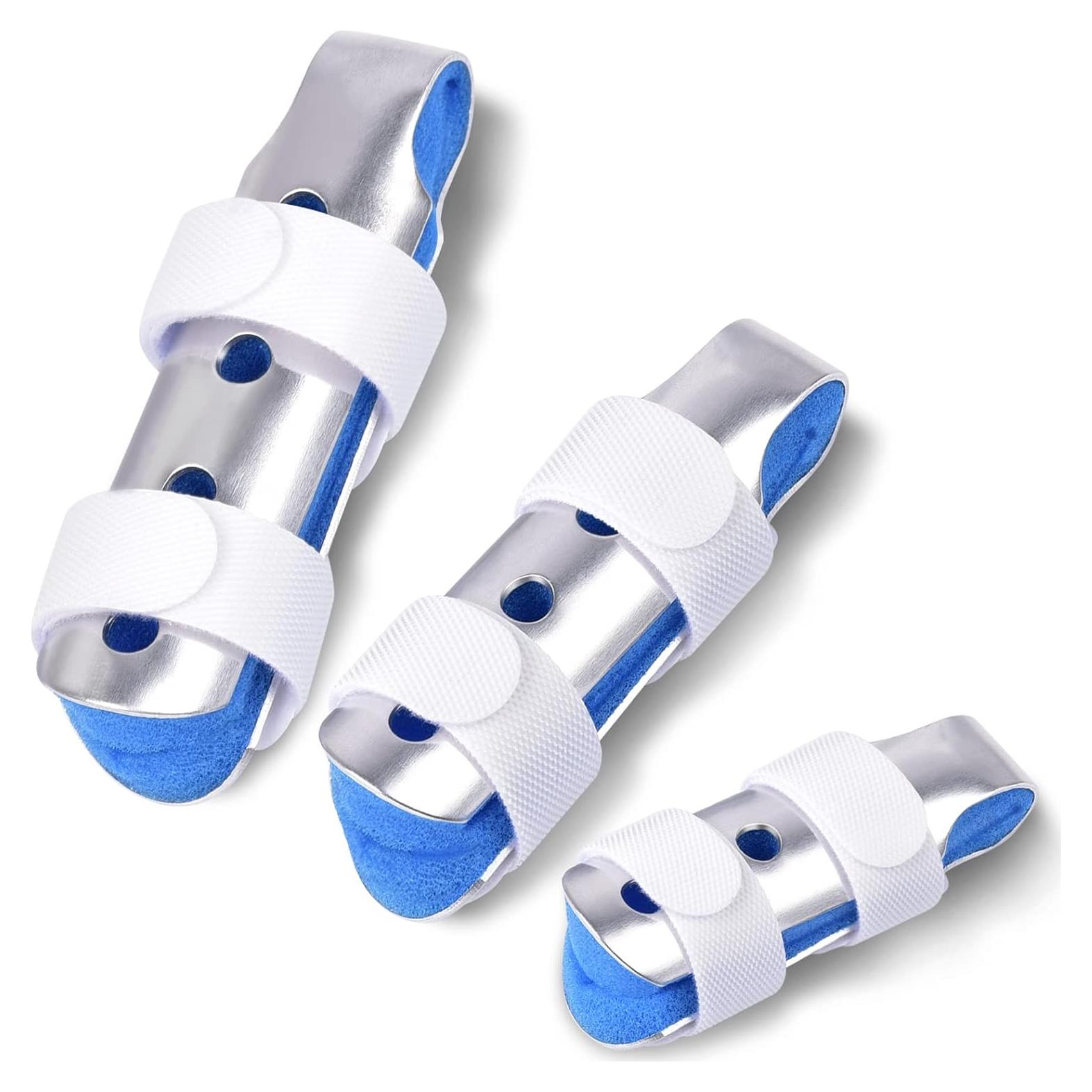 Férulas para Dedos Sopito 3PCS Ajustables Inmovilización Artritis
