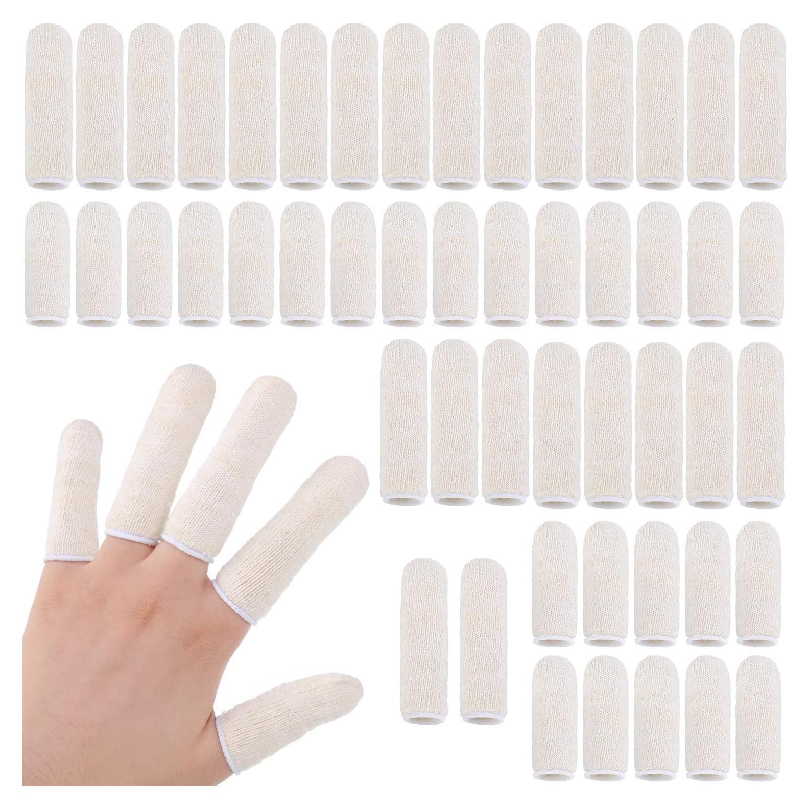 50 Fundas de Algodón para Dedos y Dedos de los Pies Geyoga
