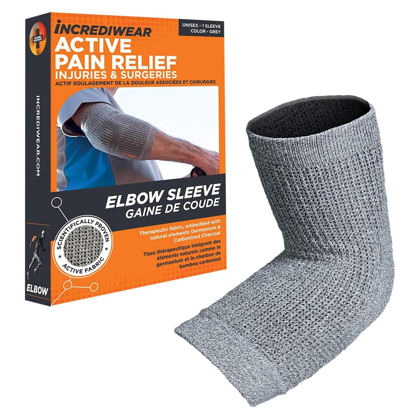 Manga de Codo Incrediwear Mediana Gris - Alivio Dolor Articular