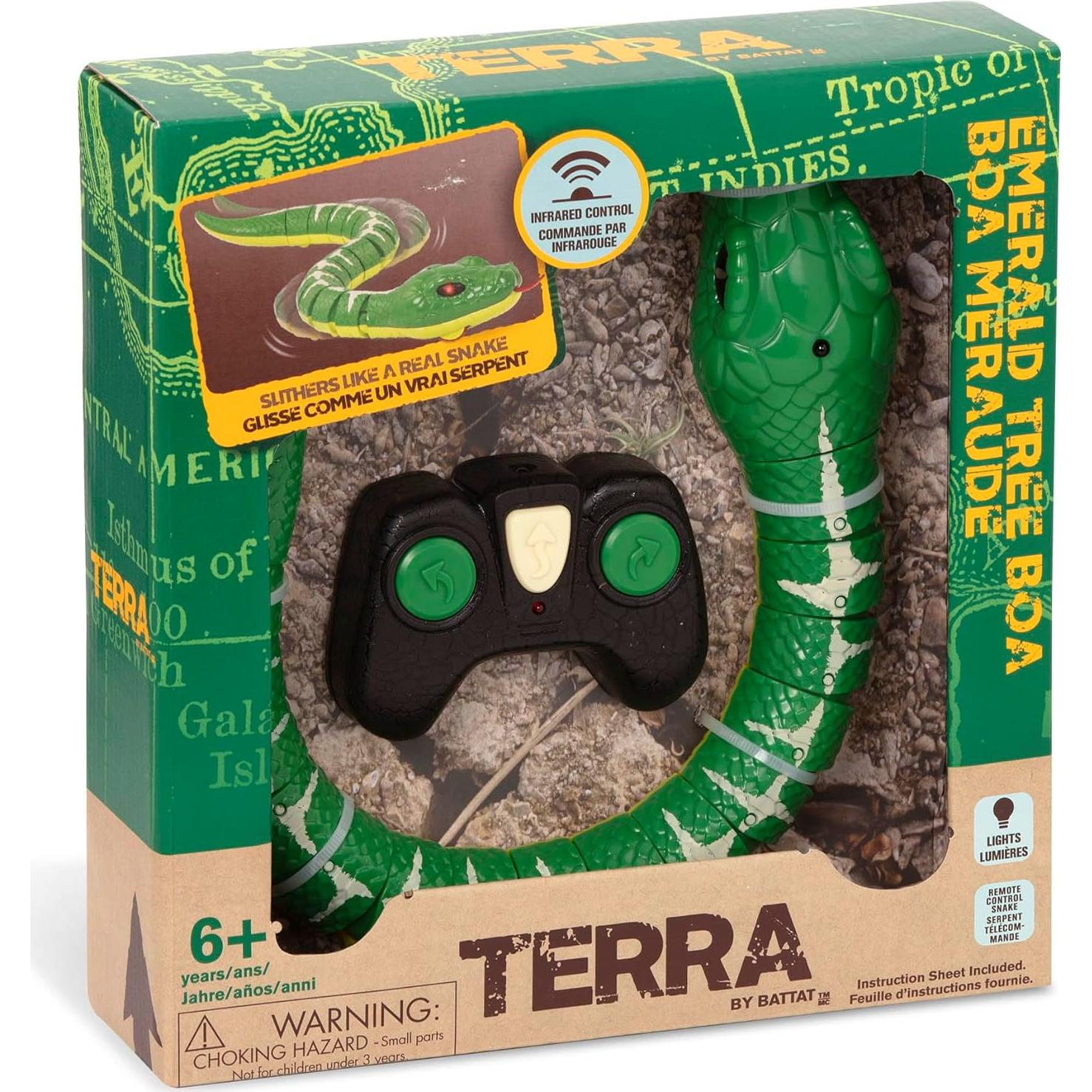 Serpiente Control Remoto Terra by Battat Boa Esmeralda