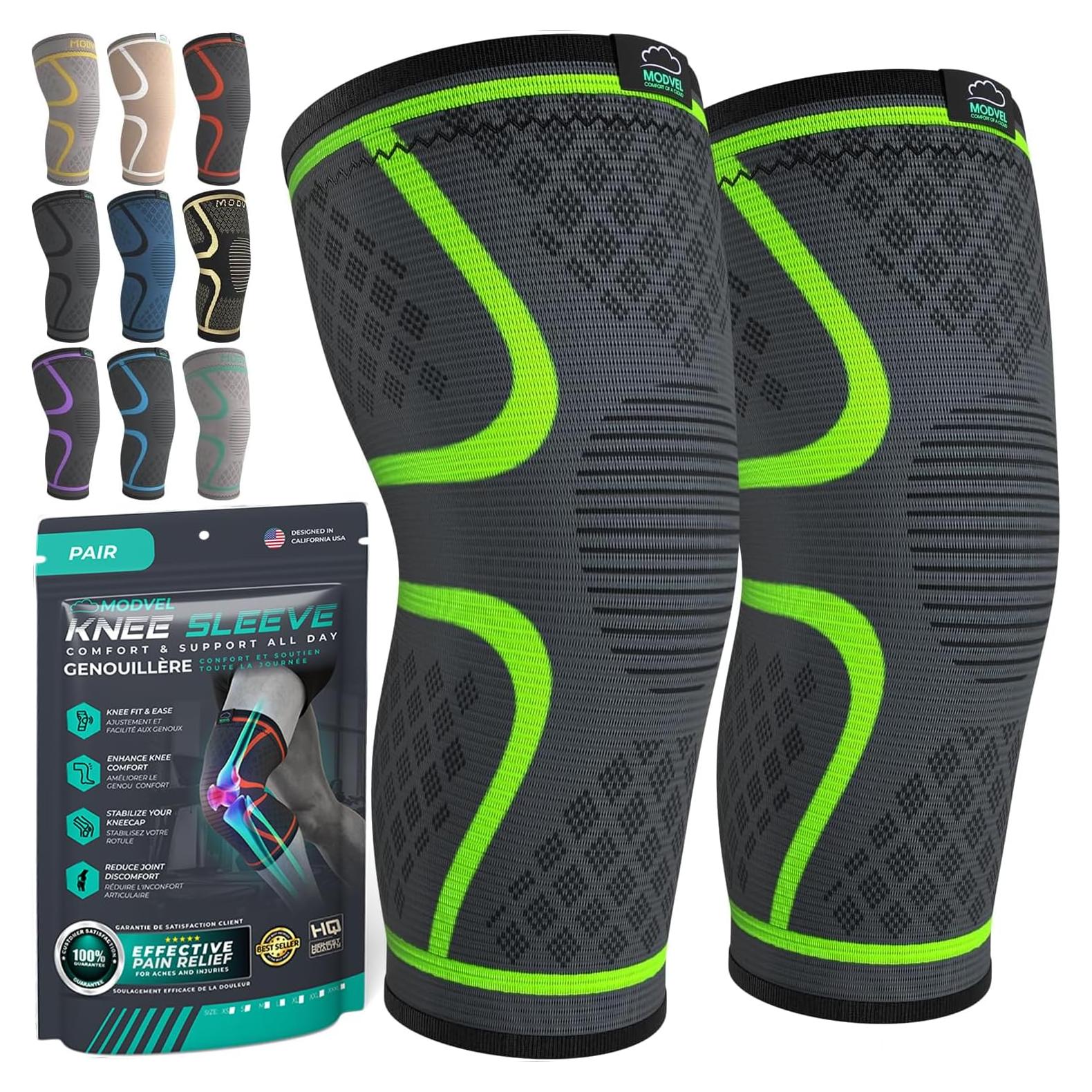 Faja de Compresión Rodilla Modvel Unisex XL Verde