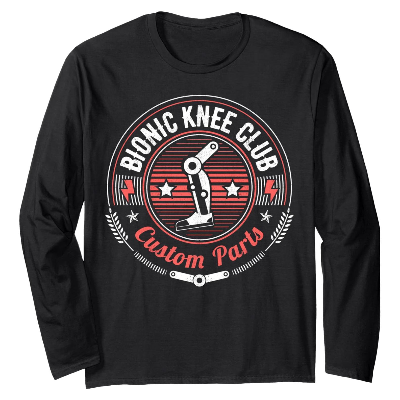 Camiseta Personalizada Club Rodilla Biónica Unisex Negra