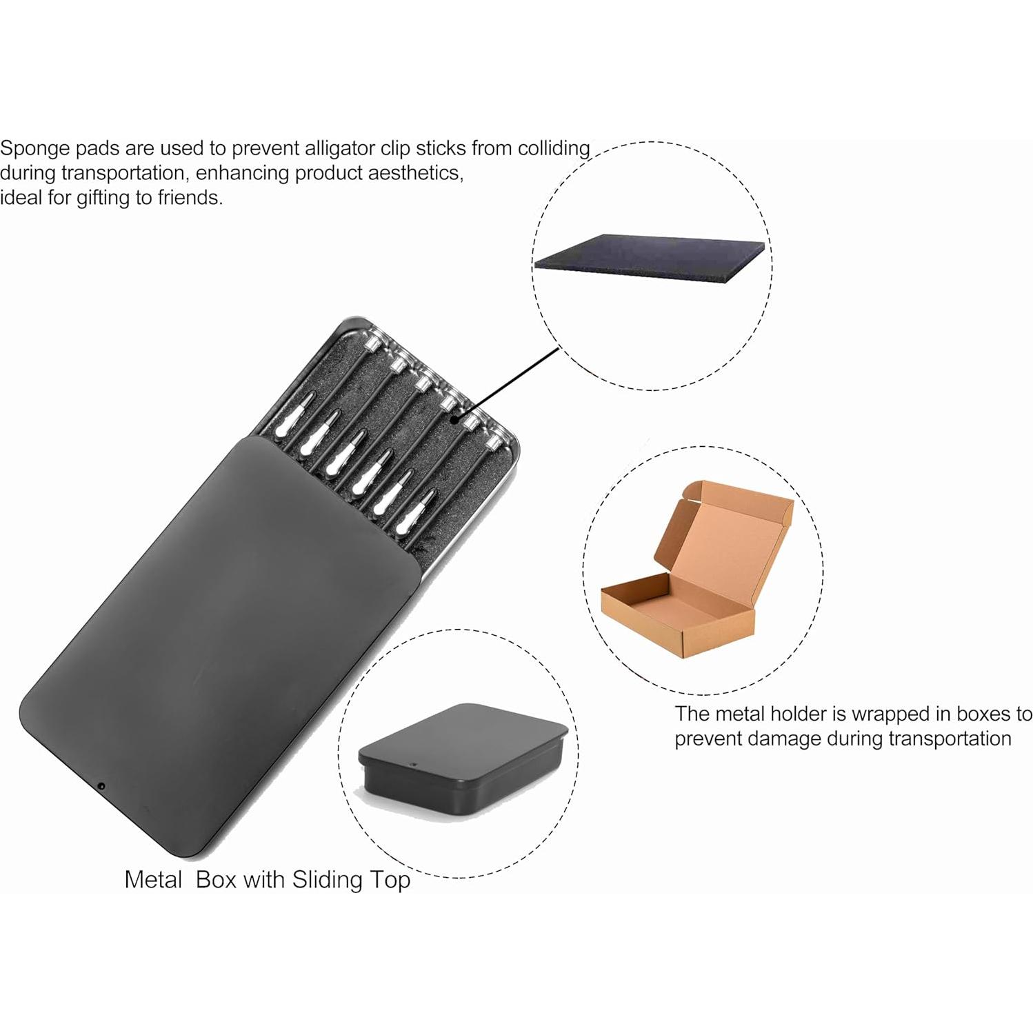 Soporte de Pintura Metal + Riseast RT010 + 12 Clips Magnéticos