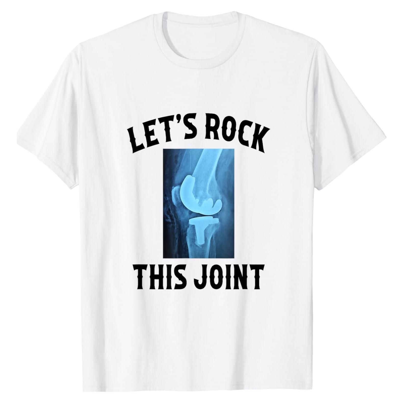 Camiseta de Recuperación de Cirugía de Rodilla Hombre - Blanca