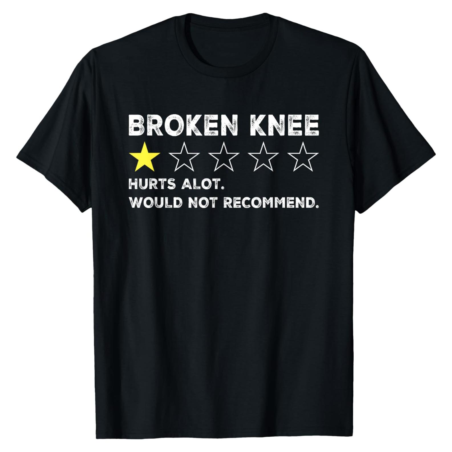 Camiseta Divertida de Recuperación para Lesión de Rodilla