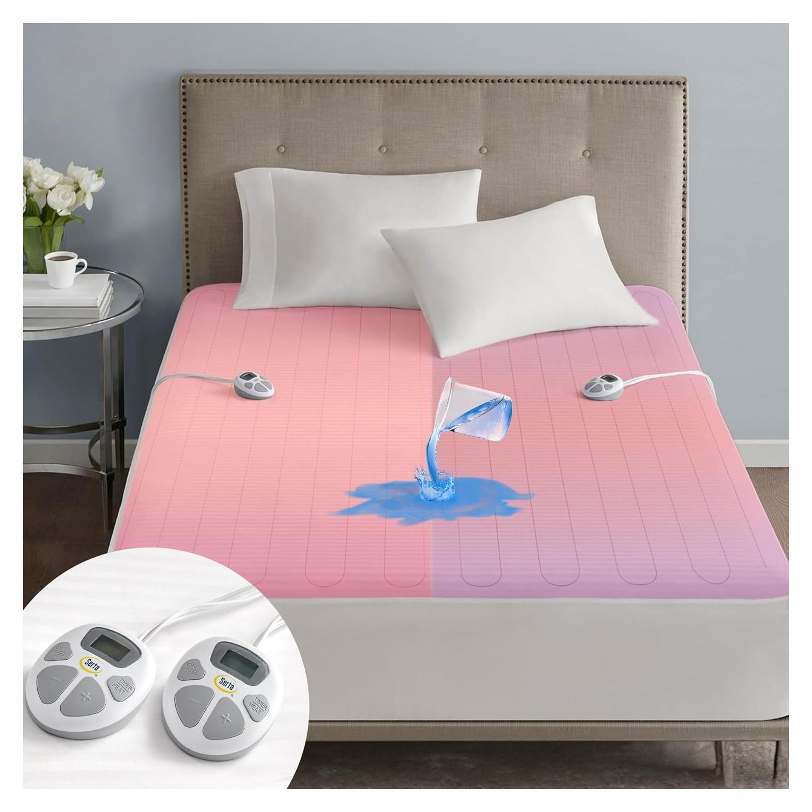 Protector de Colchón Térmico Serta Reina Impermeable 10 Calor