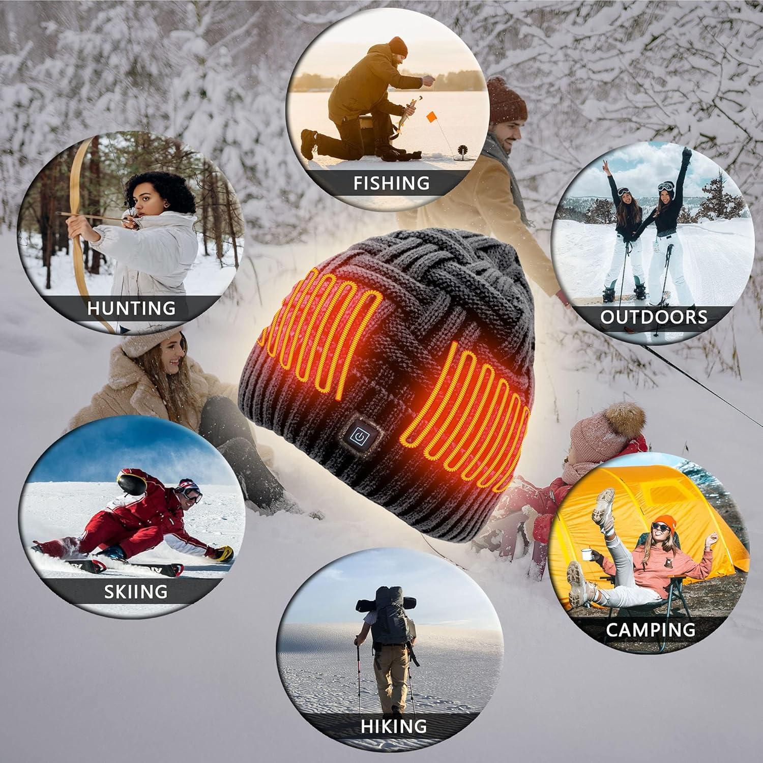 Gorro Térmico Eléctrico Unisex Hive TechWear Gris