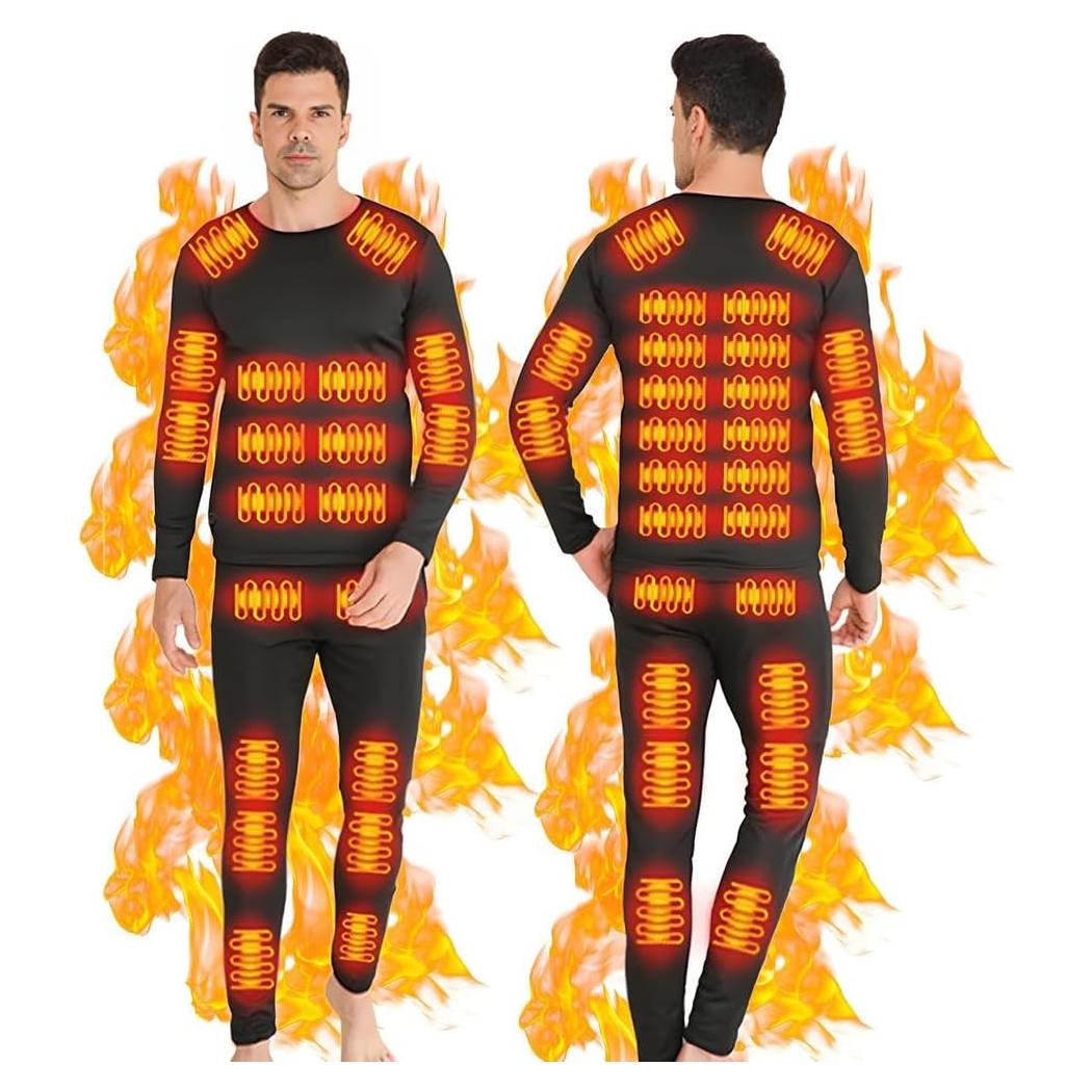 Conjunto Ropa Interior Térmica Calefaccionada GHKWXUE USB