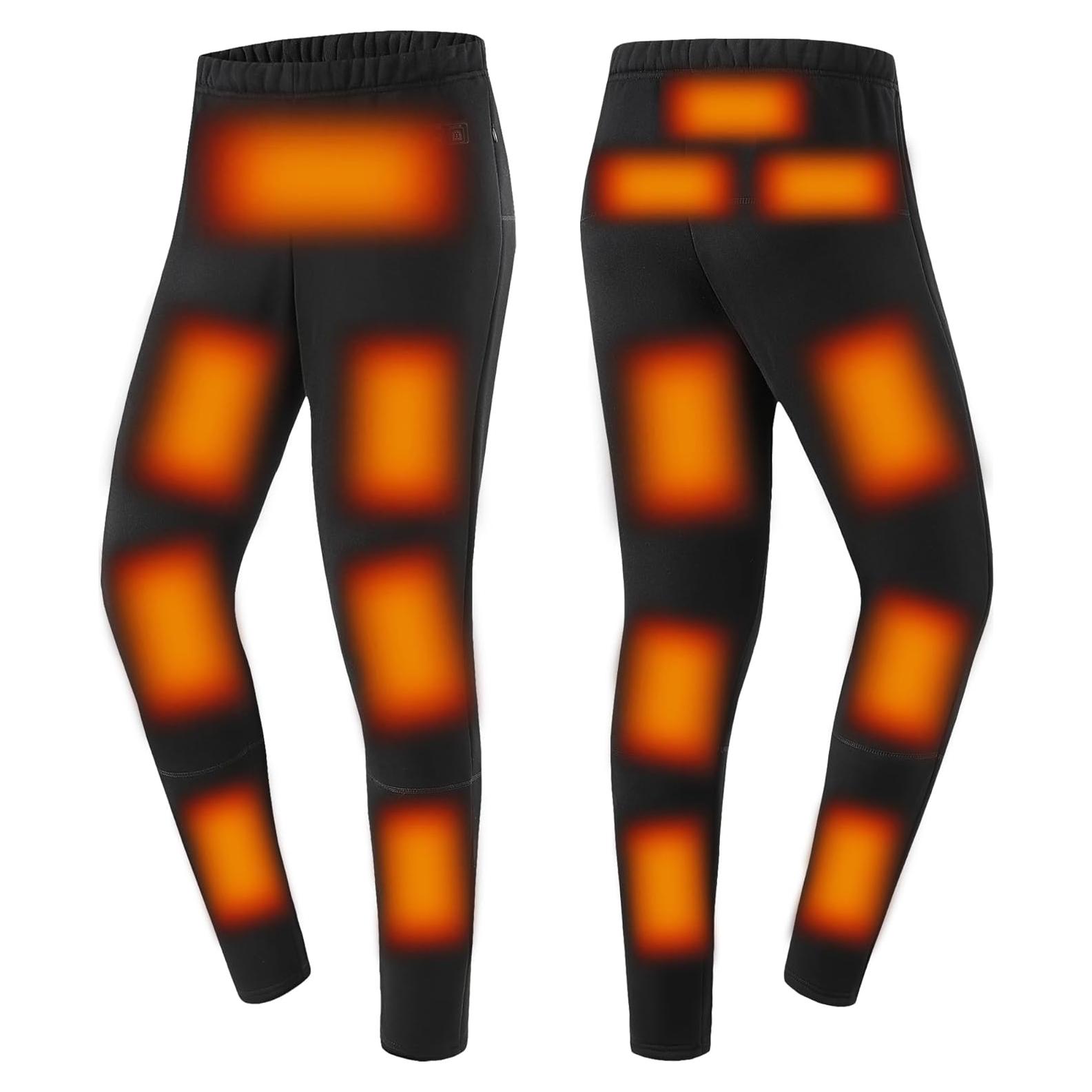 Pantalones Calentados Iooellix Unisex Térmicos USB 16 Zonas