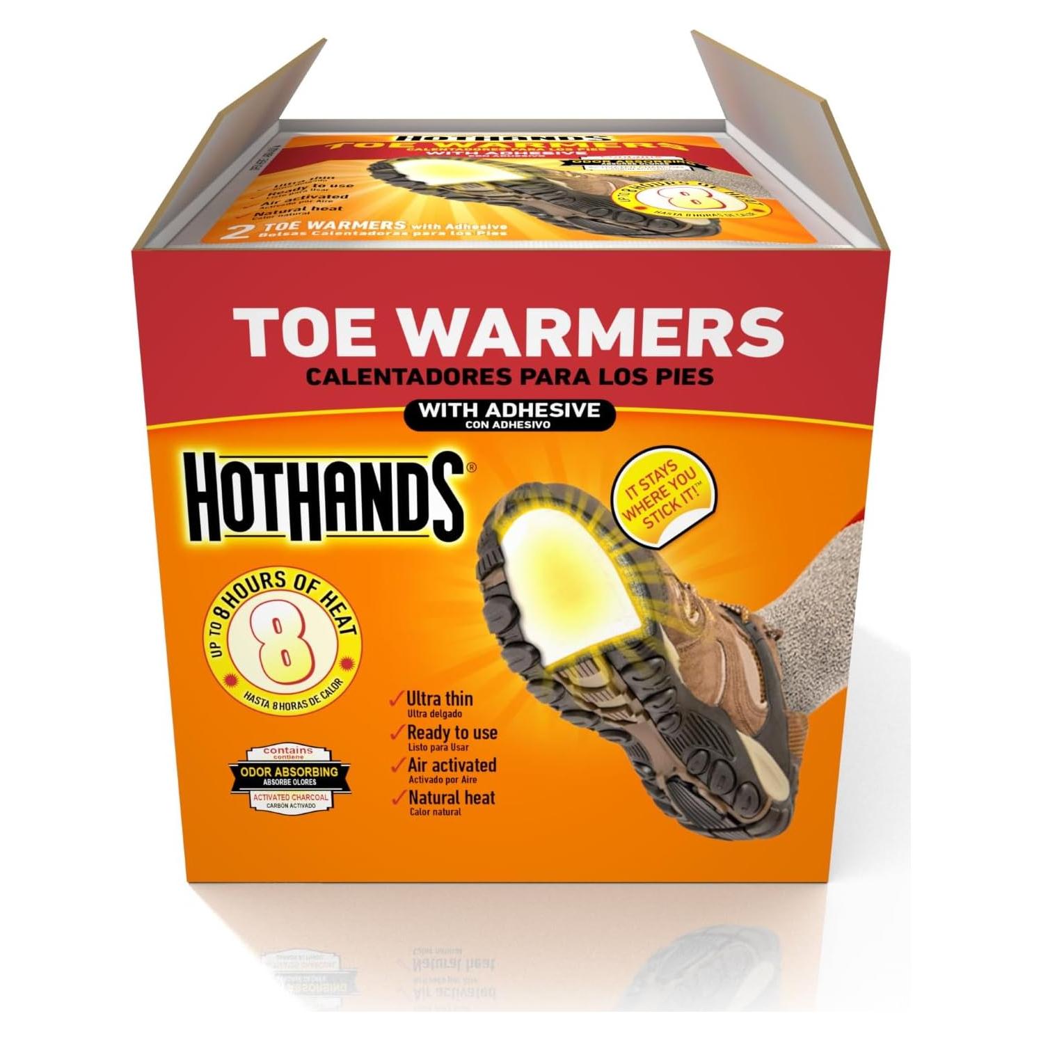 Calentadores de Dedos HotHands - 20 Pares - 8 Horas de Calor