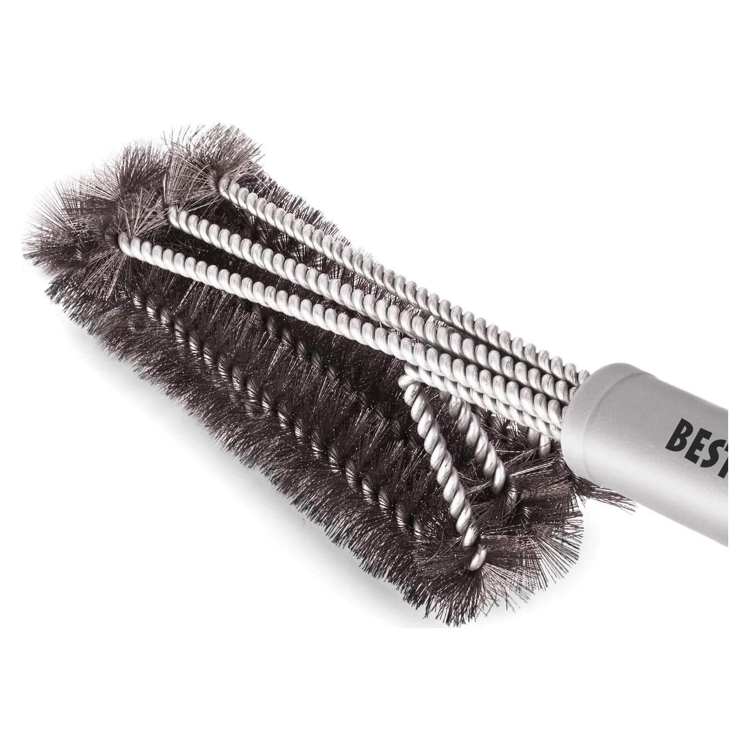 Cepillo de Parrilla BBQ Mejor Acero Inoxidable 45,72 cm