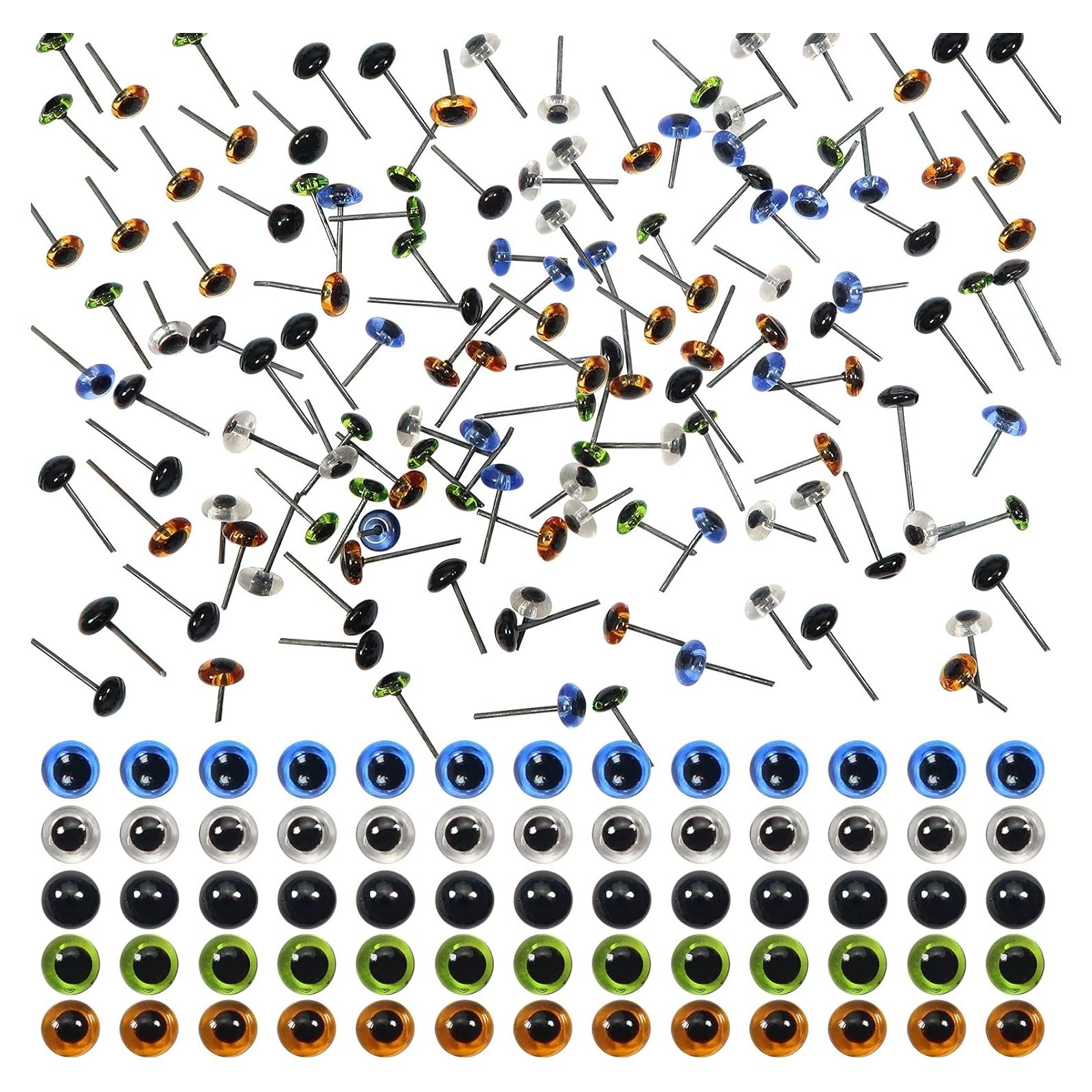 Ojos de Vidrio TOAOB 100pcs 5mm Colores para Manualidades