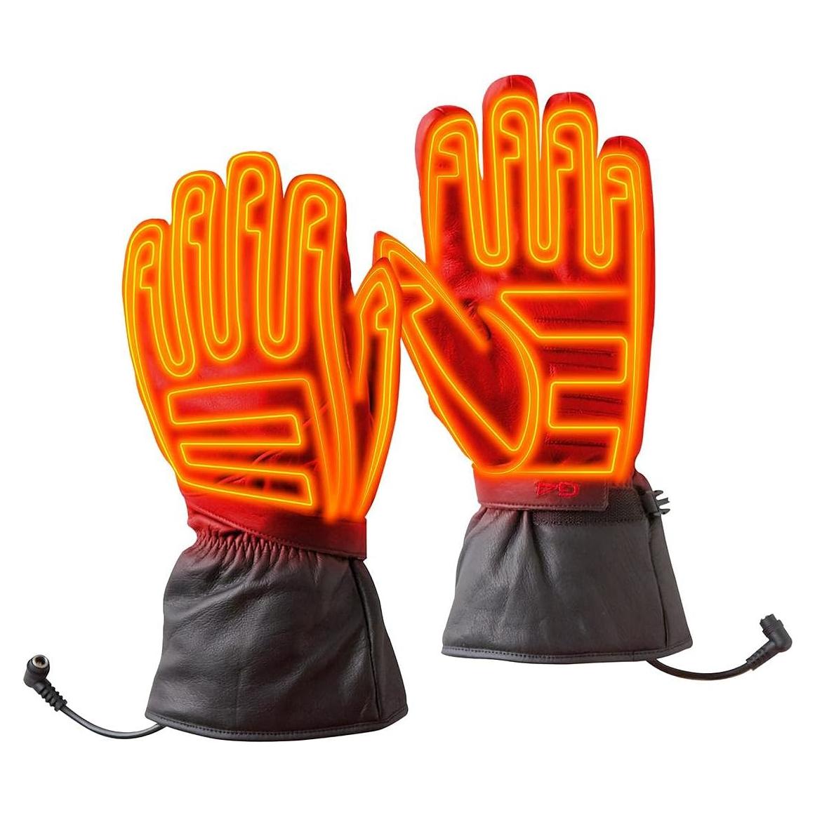 Guantes Calentados Gerbing G4 12V Hombre Cuero Impermeables