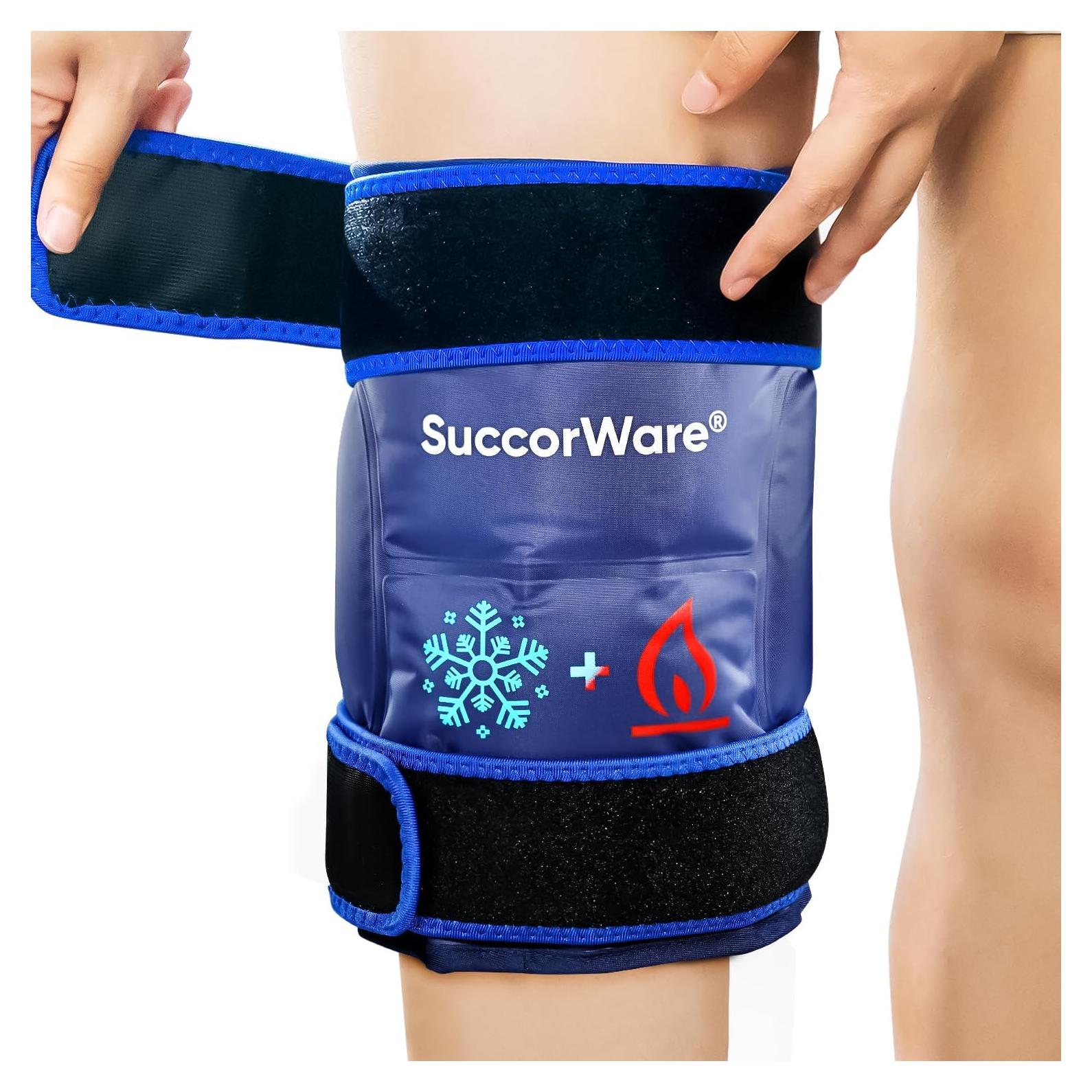 Funda de Hielo para Rodilla SuccorWare Reutilizable 27x12cm