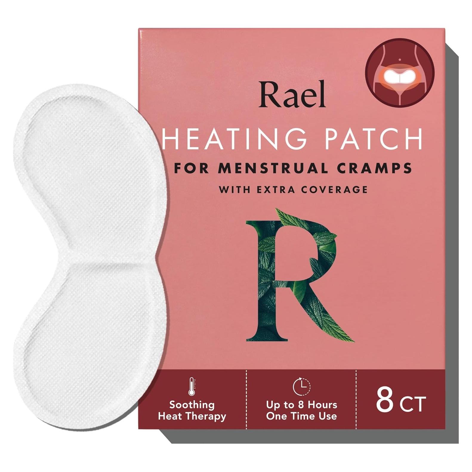 Parche Térmico Herbal Rael Grande para Calambres Menstruales