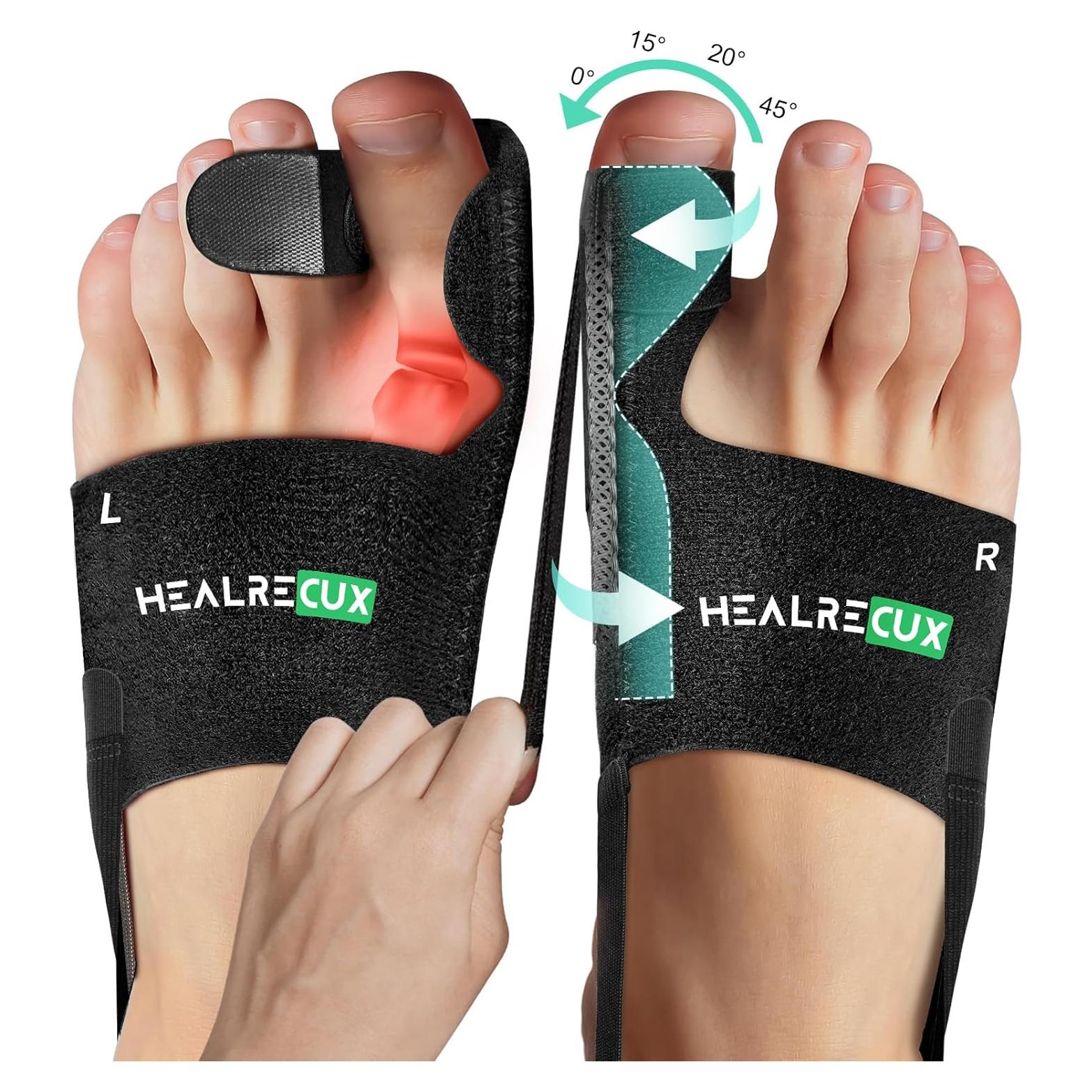 Corrector de Juanetes Healrecux para Dedo Gordo - Alivio y Soporte