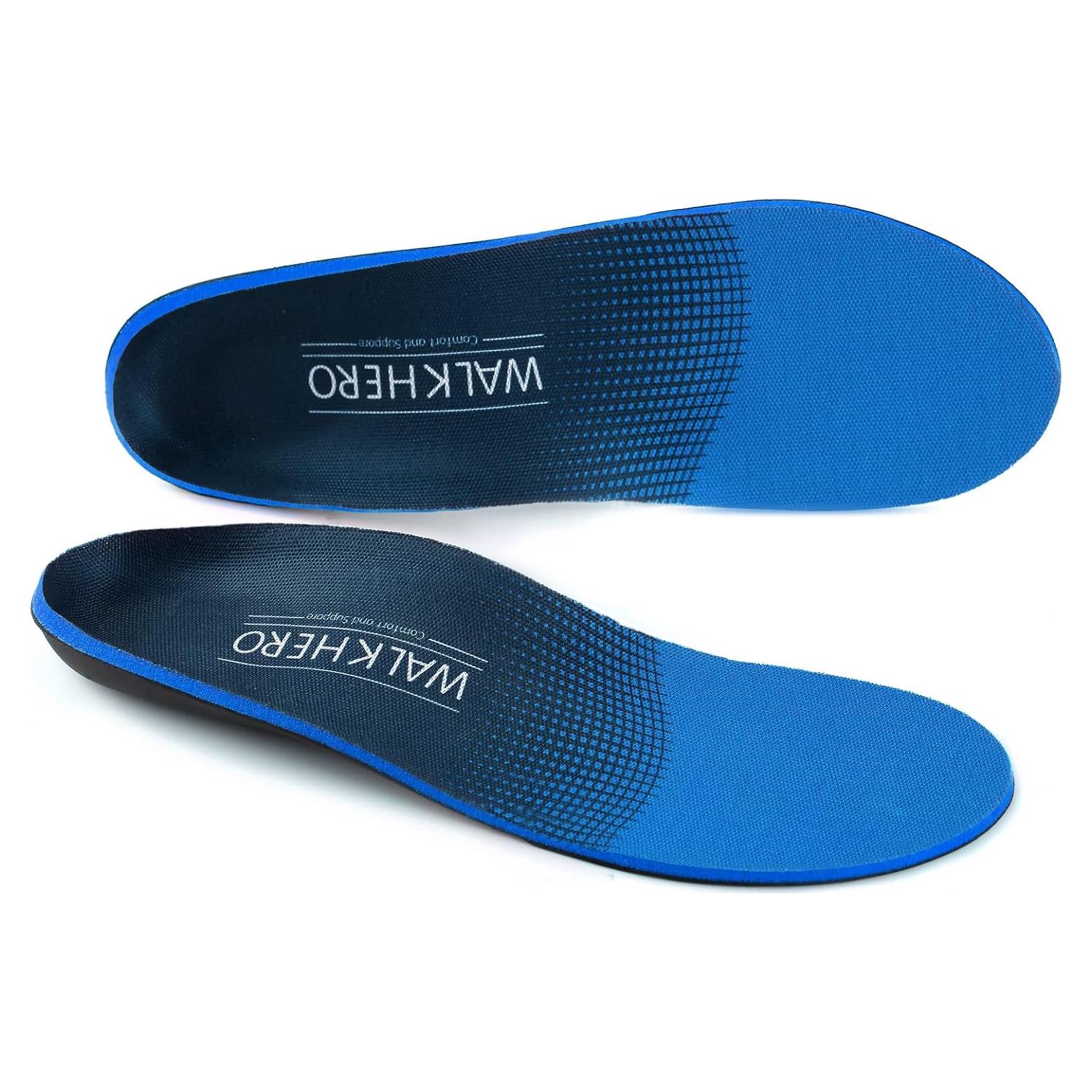 Plantillas Ortopédicas WALKHERO para Fasciitis Plantar - Azul