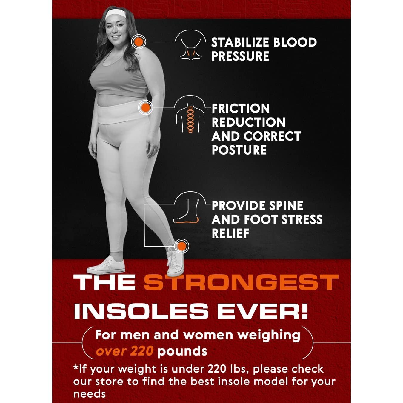 Plantillas ortopédicas CRUVHEAL para fascitis plantar M Negro