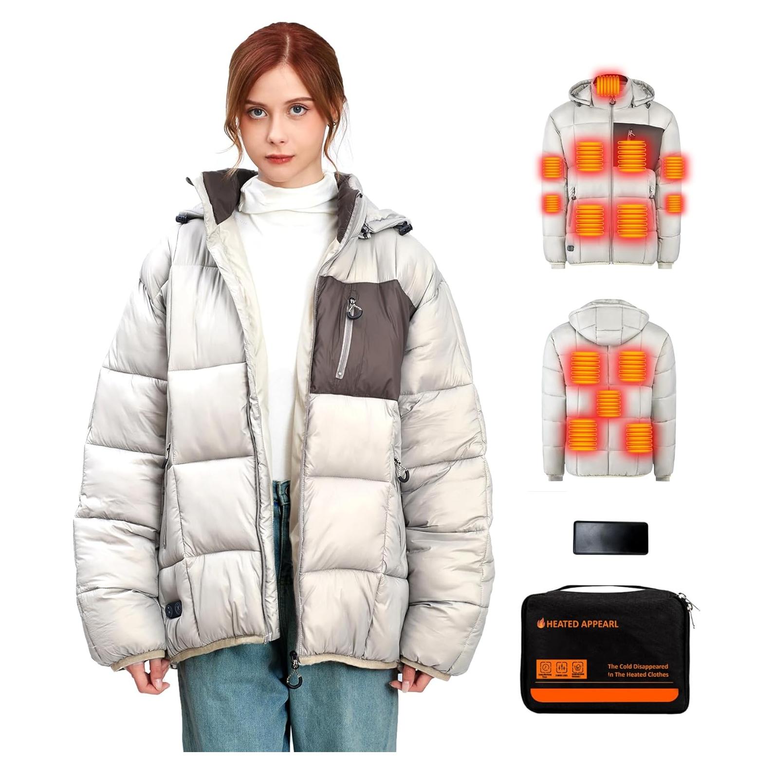 Chaqueta Calentada GOZTI Qt-06 para Mujeres con Batería 7.4V