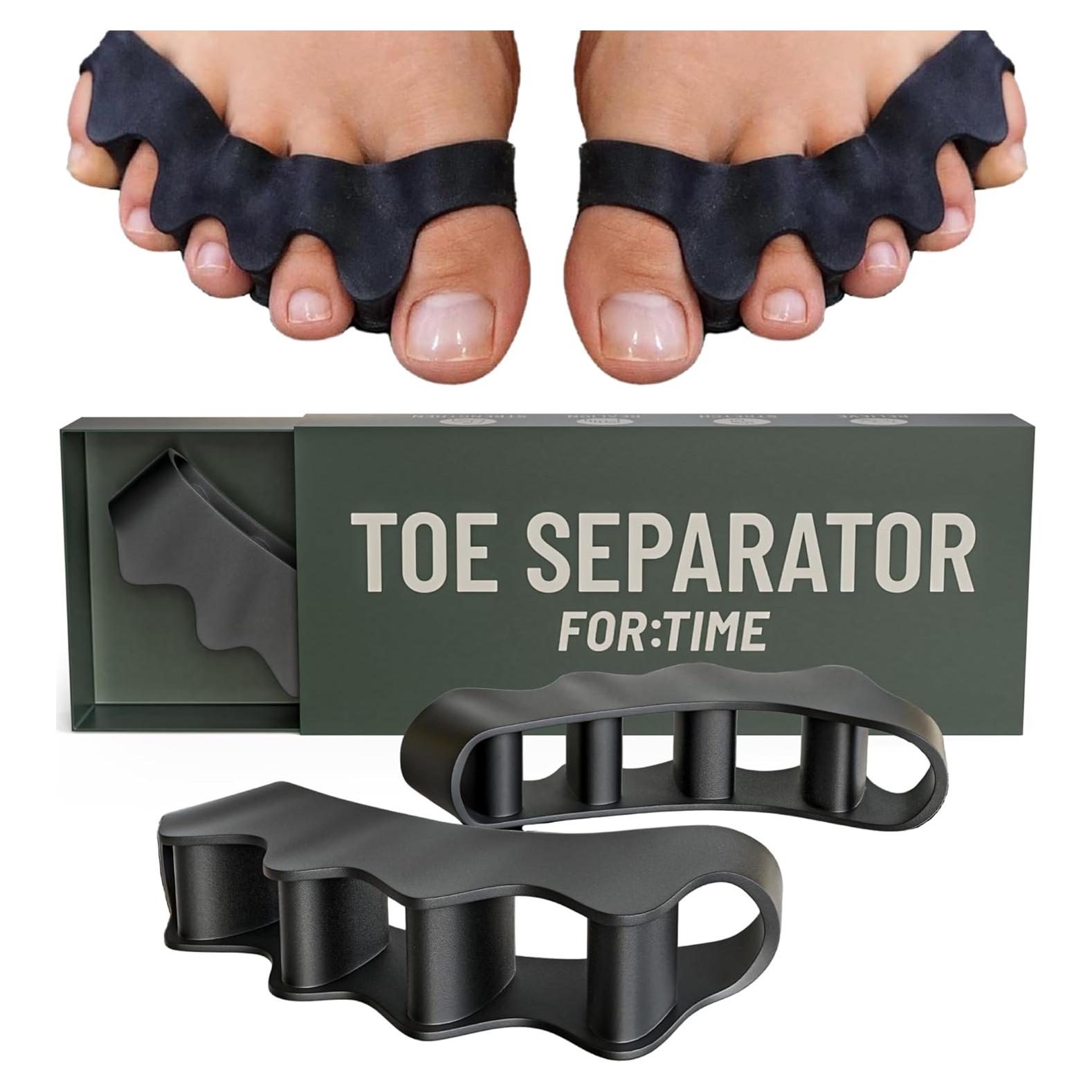 Separadores de Dedos de Gel For Time Fitness - Alivio Juanetes