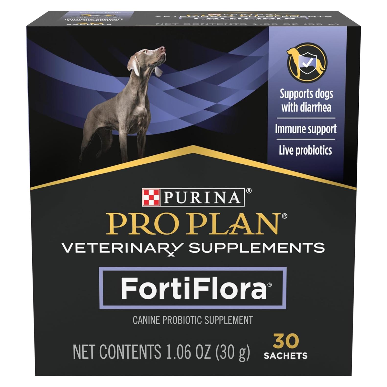 Suplemento Probiotico FortiFlora Purina 30 Sobres para Perros